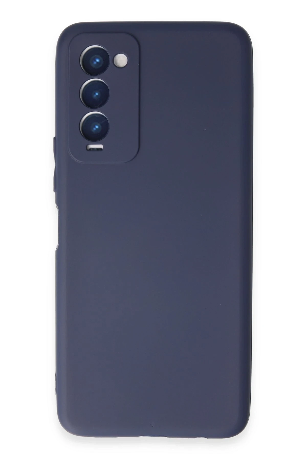 Newface Tecno Camon 18 Kılıf First Silikon - Lacivert