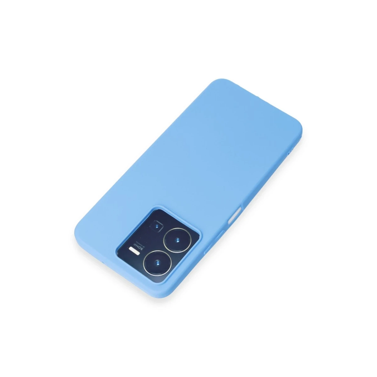 Newface Vivo Y35 Kılıf First Silikon - Mavi