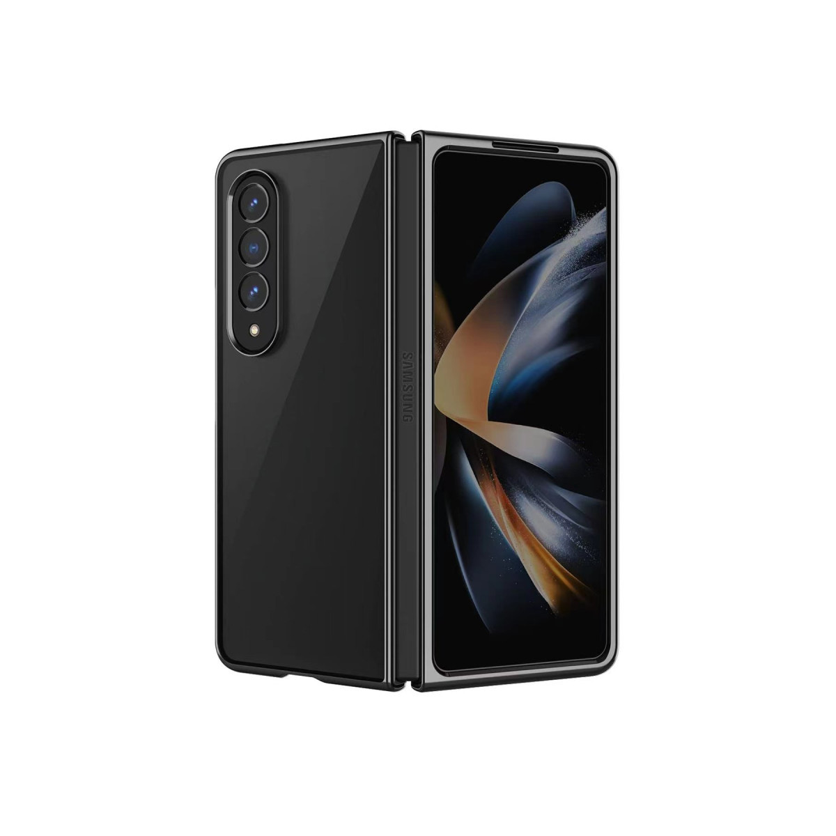 Newface Samsung Galaxy Z Fold 4 Kılıf Fold Element Kapak - Siyah — görsel 7