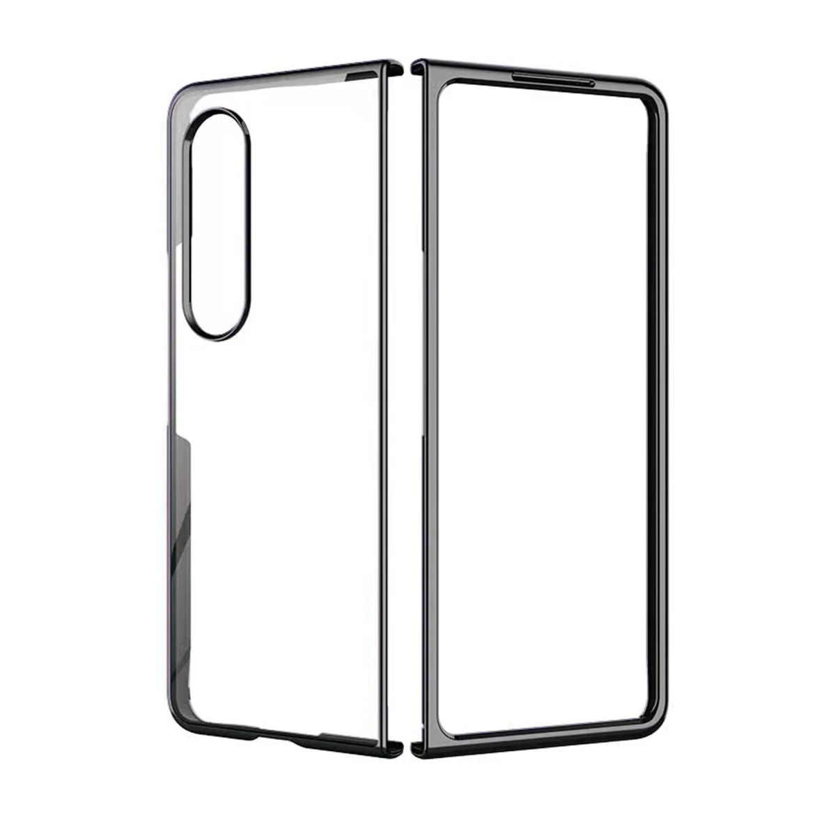 Newface Samsung Galaxy Z Fold 4 Kılıf Fold Element Kapak - Siyah — görsel 6