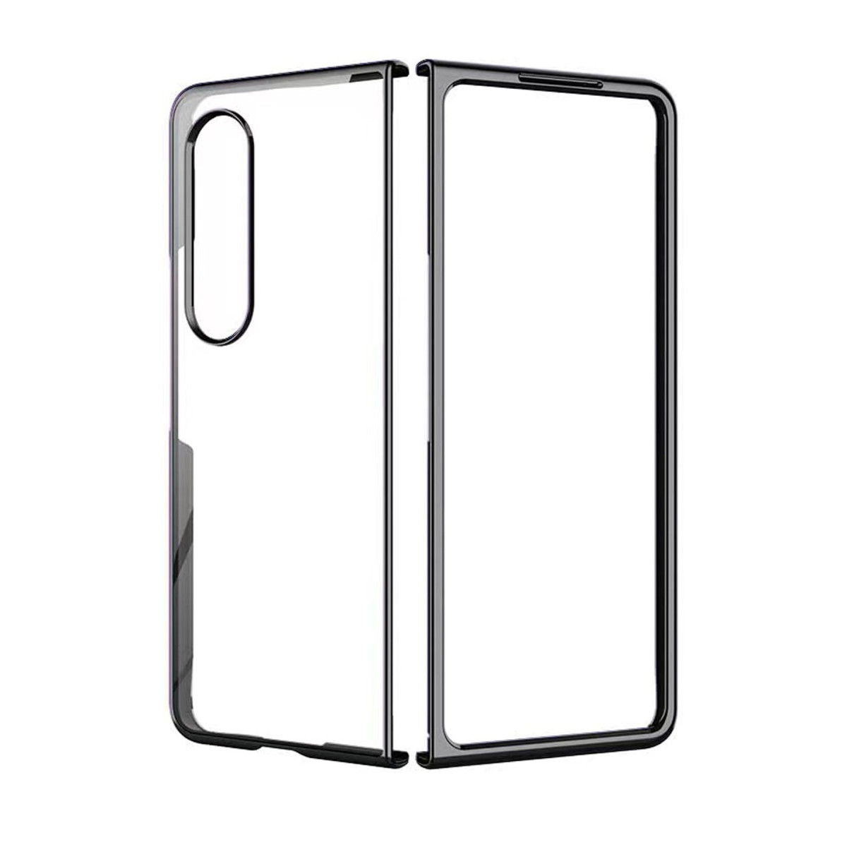 Newface Samsung Galaxy Z Fold 4 Kılıf Fold Element Kapak - Siyah — görsel 9