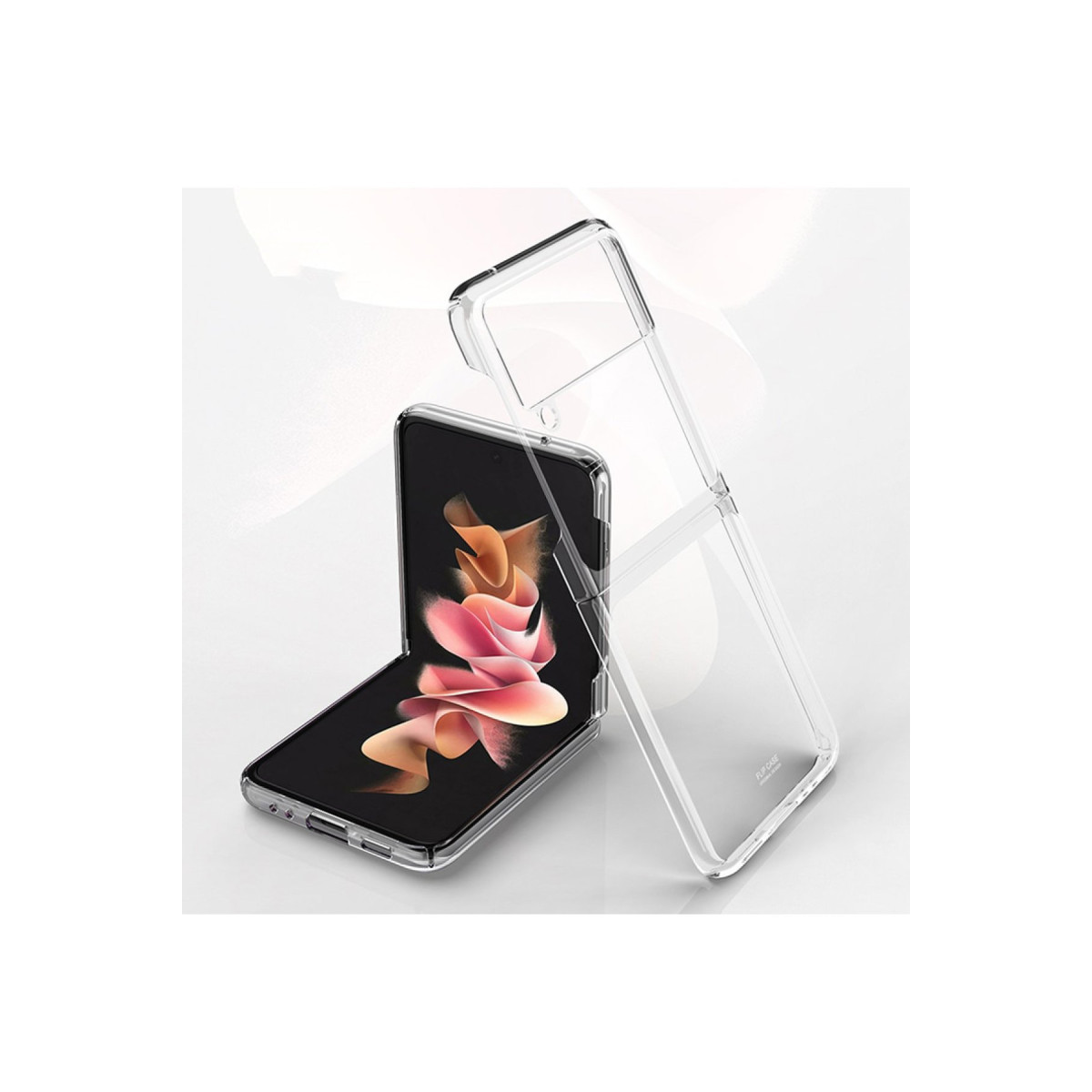Newface Samsung Galaxy Z Flip 4 Kılıf Fold TPU Silikon - Şeffaf — görsel 3