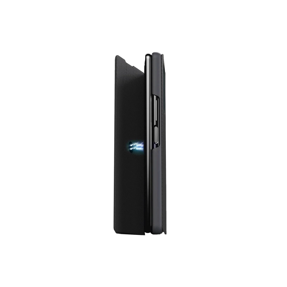 Newface Samsung Galaxy Z Fold 4 Kılıf Fold Karbon Kapak - Siyah — görsel 12
