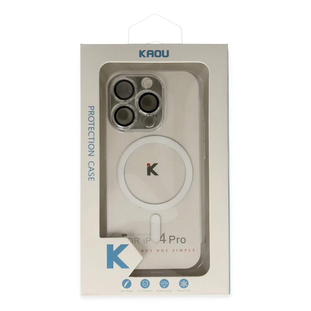 Newface Apple iPhone 14 Pro Kılıf Kaou Magneticsafe Slim Kapak - Şeffaf — görsel 9