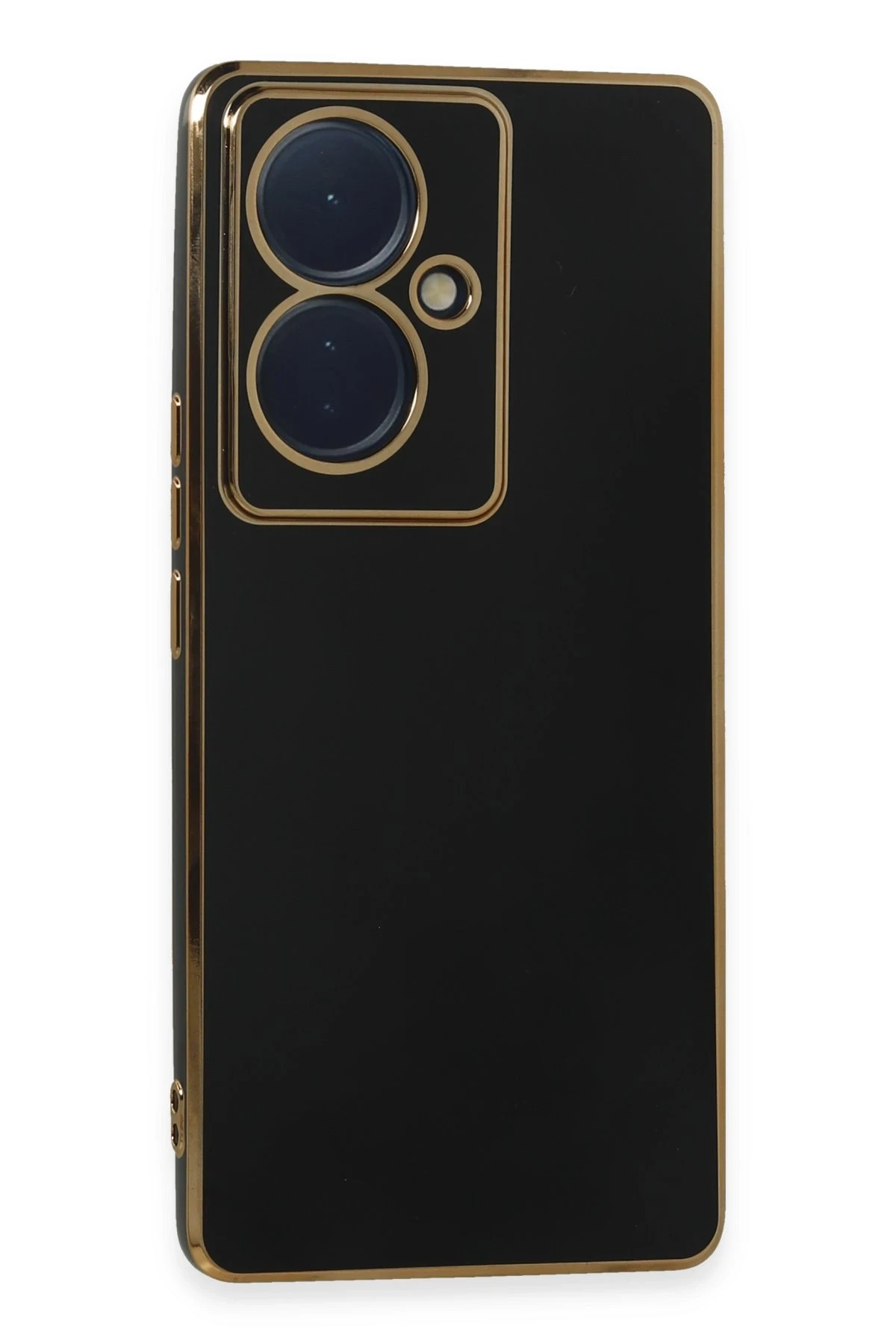 Newface Vivo V29 Lite Kılıf Volet Silikon - Siyah