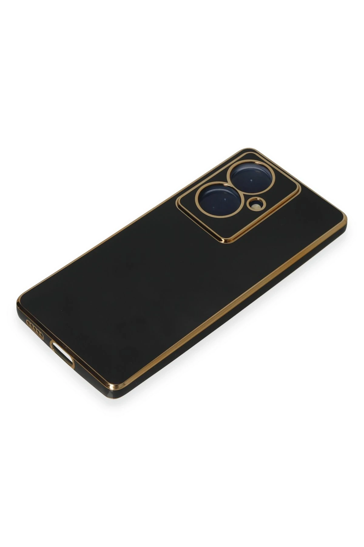 Newface Vivo V29 Lite Kılıf Volet Silikon - Siyah — görsel 4