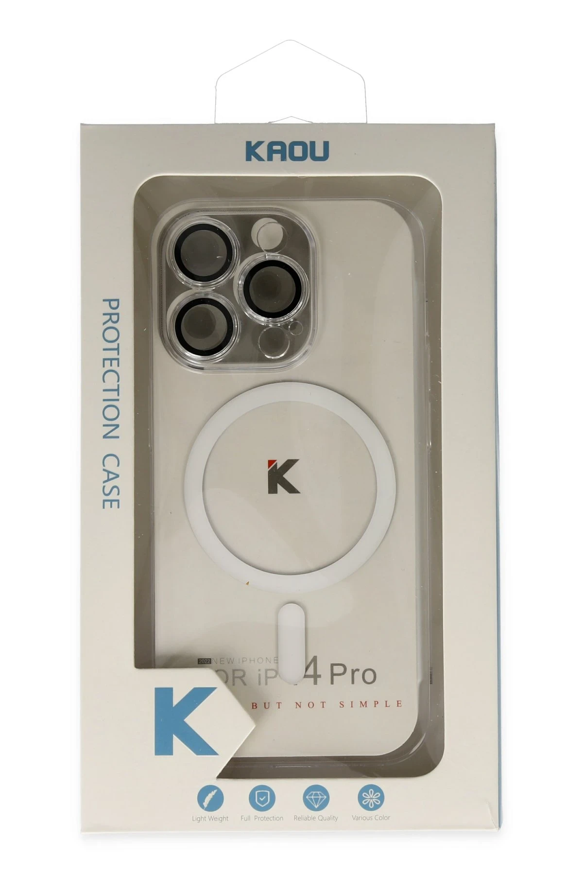 Newface Apple iPhone 14 Pro Max Kılıf Kaou Magneticsafe Slim Kapak - Şeffaf — görsel 4