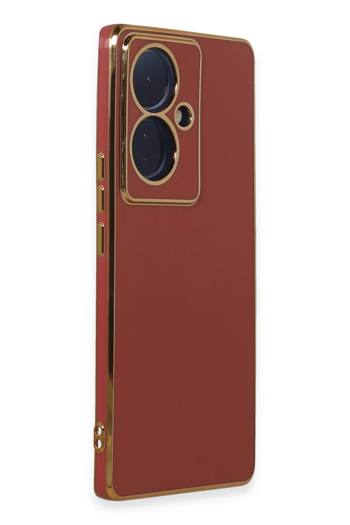 Newface Vivo V29 Lite Kılıf Volet Silikon - Kırmızı