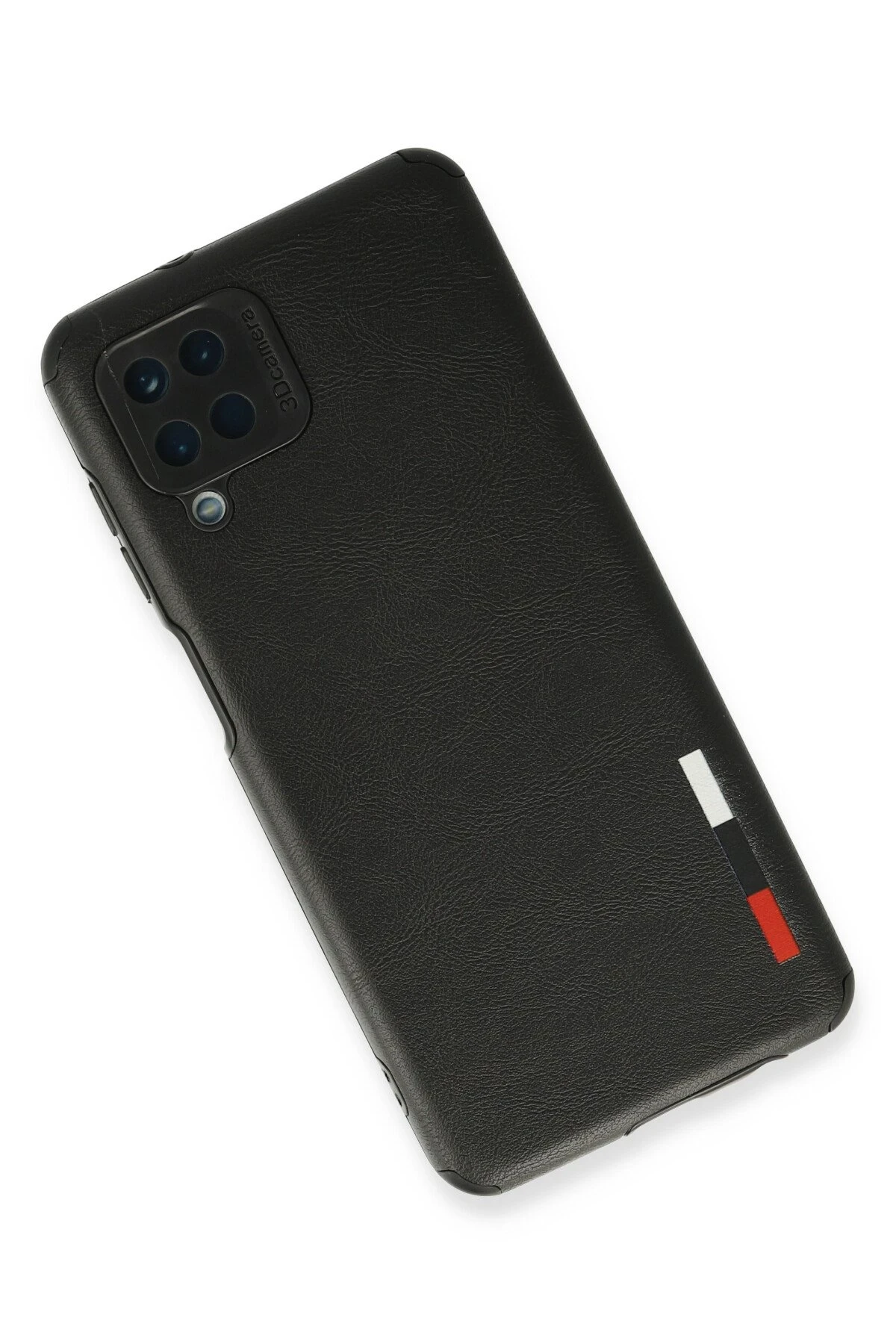 Newface Samsung Galaxy A12 Kılıf Loop Deri Silikon - Siyah — görsel 2