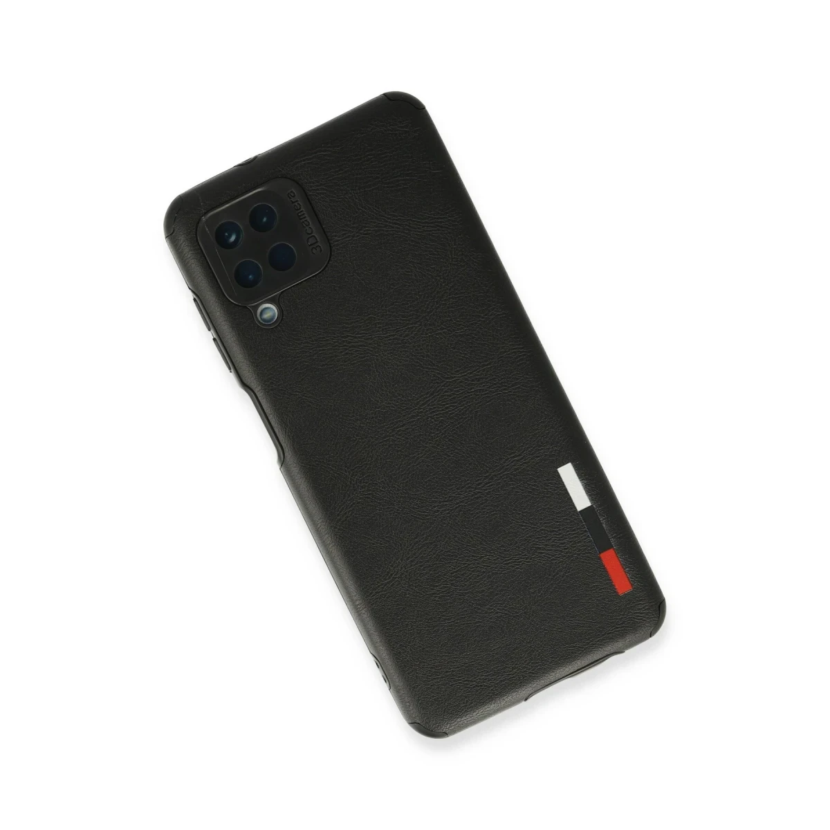 Newface Samsung Galaxy A12 Kılıf Loop Deri Silikon - Siyah — görsel 5