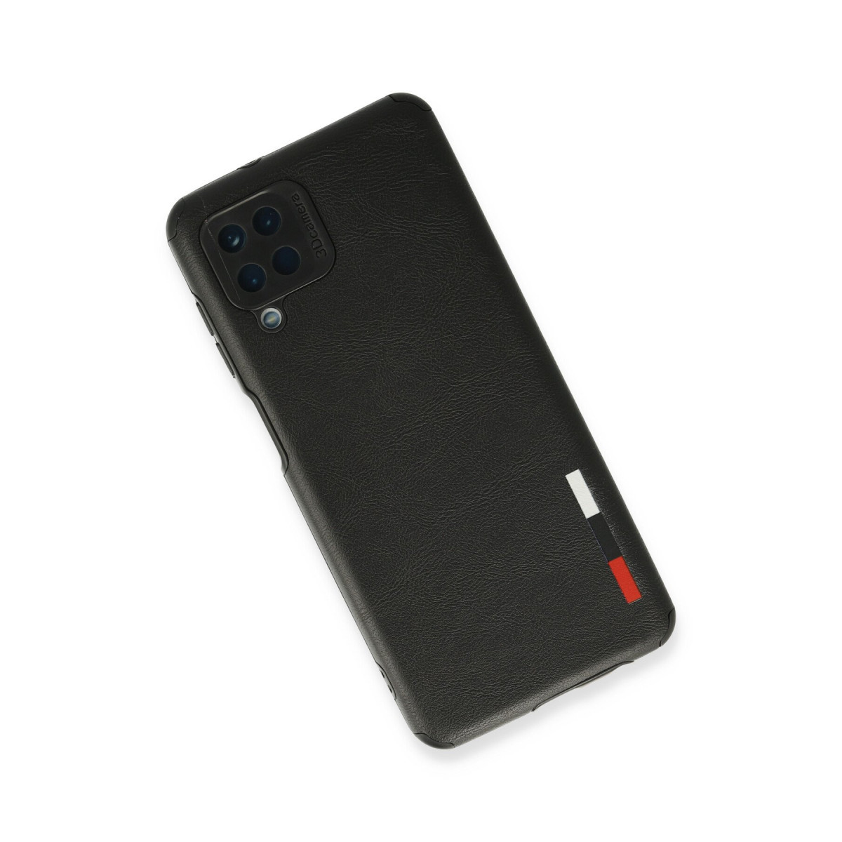 Newface Samsung Galaxy A12 Kılıf Loop Deri Silikon - Siyah — görsel 8