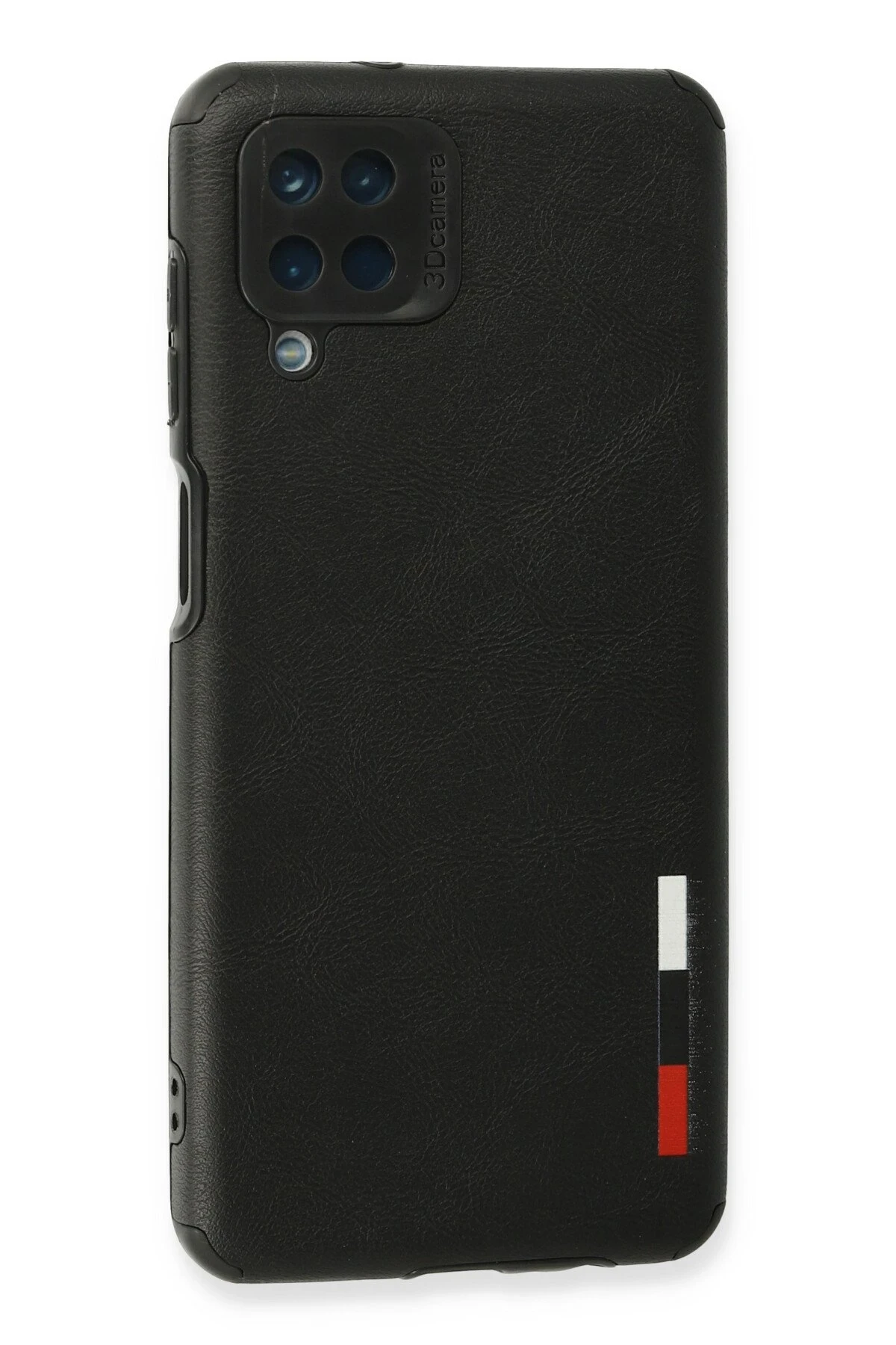 Newface Samsung Galaxy A12 Kılıf Loop Deri Silikon - Siyah — görsel 3