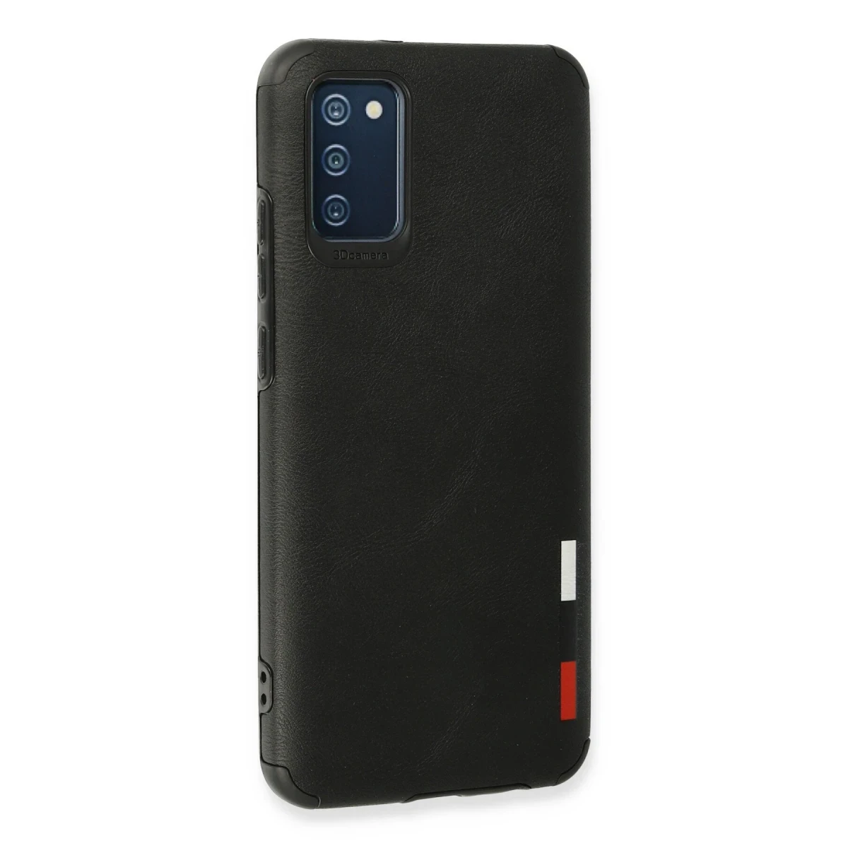 Newface Samsung Galaxy A02S Kılıf Loop Deri Silikon - Siyah — görsel 6