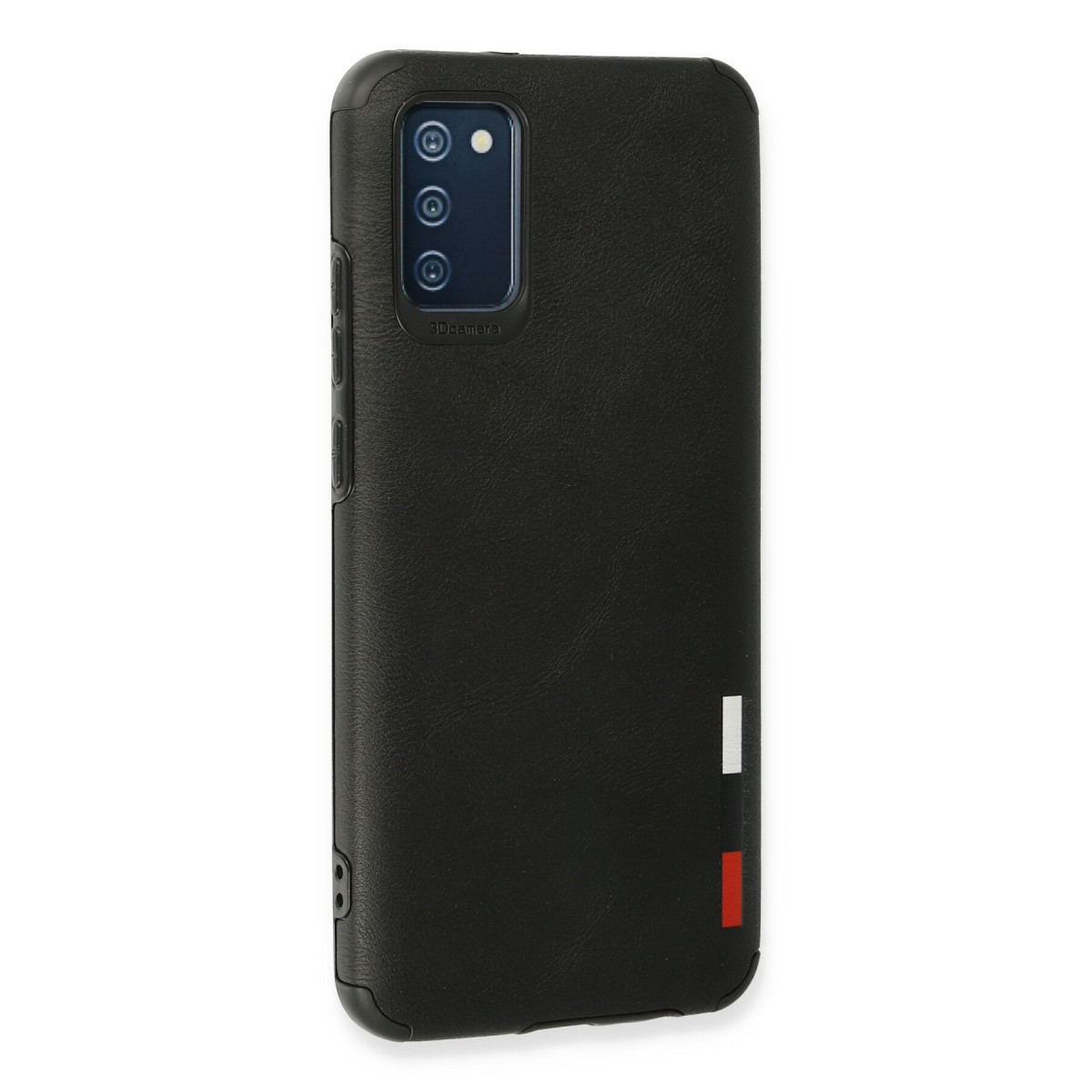 Newface Samsung Galaxy A02S Kılıf Loop Deri Silikon - Siyah — görsel 9