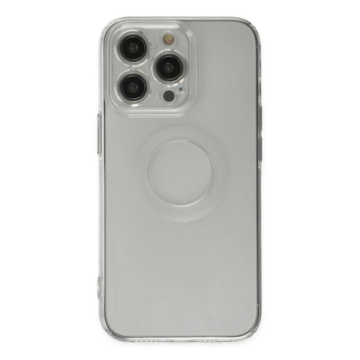Newface Apple iPhone 13 Pro Kılıf Santa Lens Silikon - Şeffaf — görsel 6