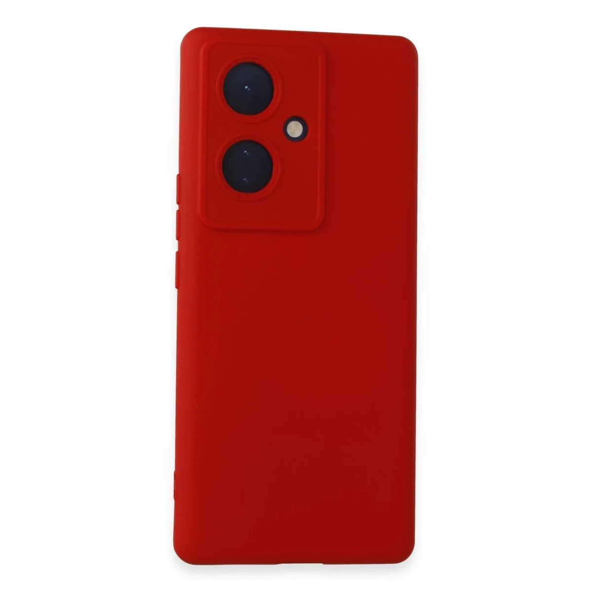 Newface Vivo V29 Lite Kılıf Nano içi Kadife Silikon - Kırmızı