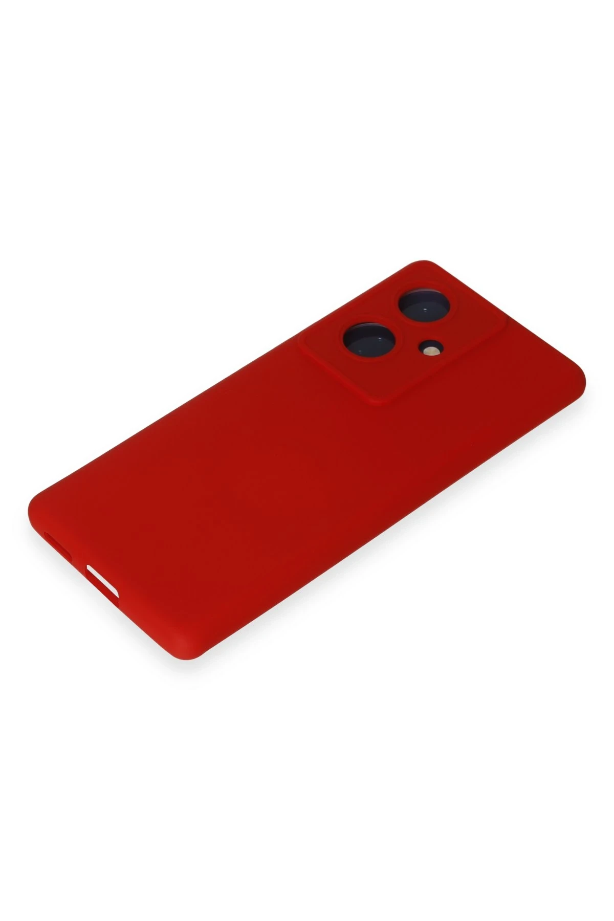 Newface Vivo V29 Lite Kılıf Nano içi Kadife Silikon - Kırmızı