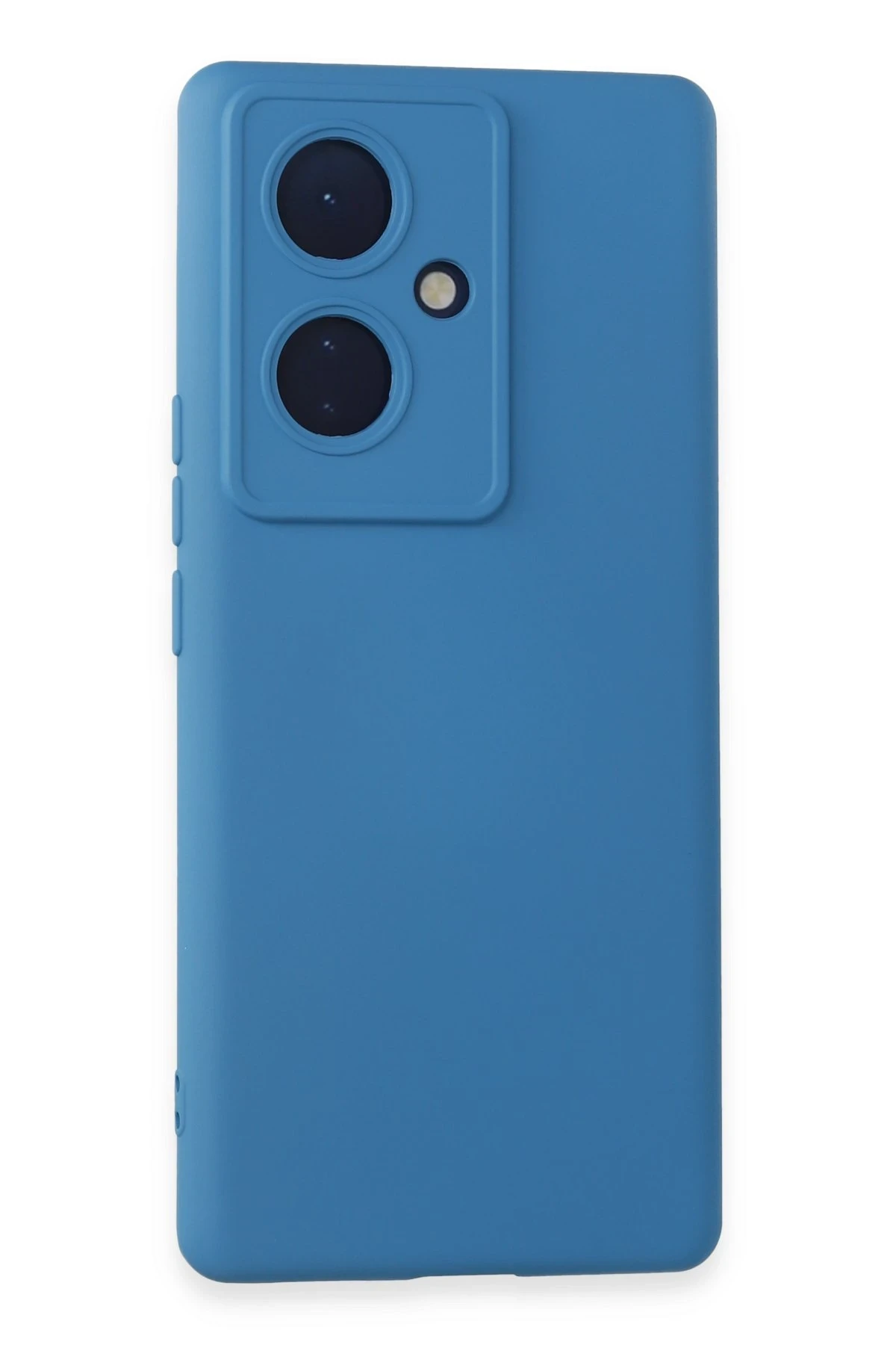 Newface Vivo V29 Lite Kılıf Nano içi Kadife Silikon - Mavi