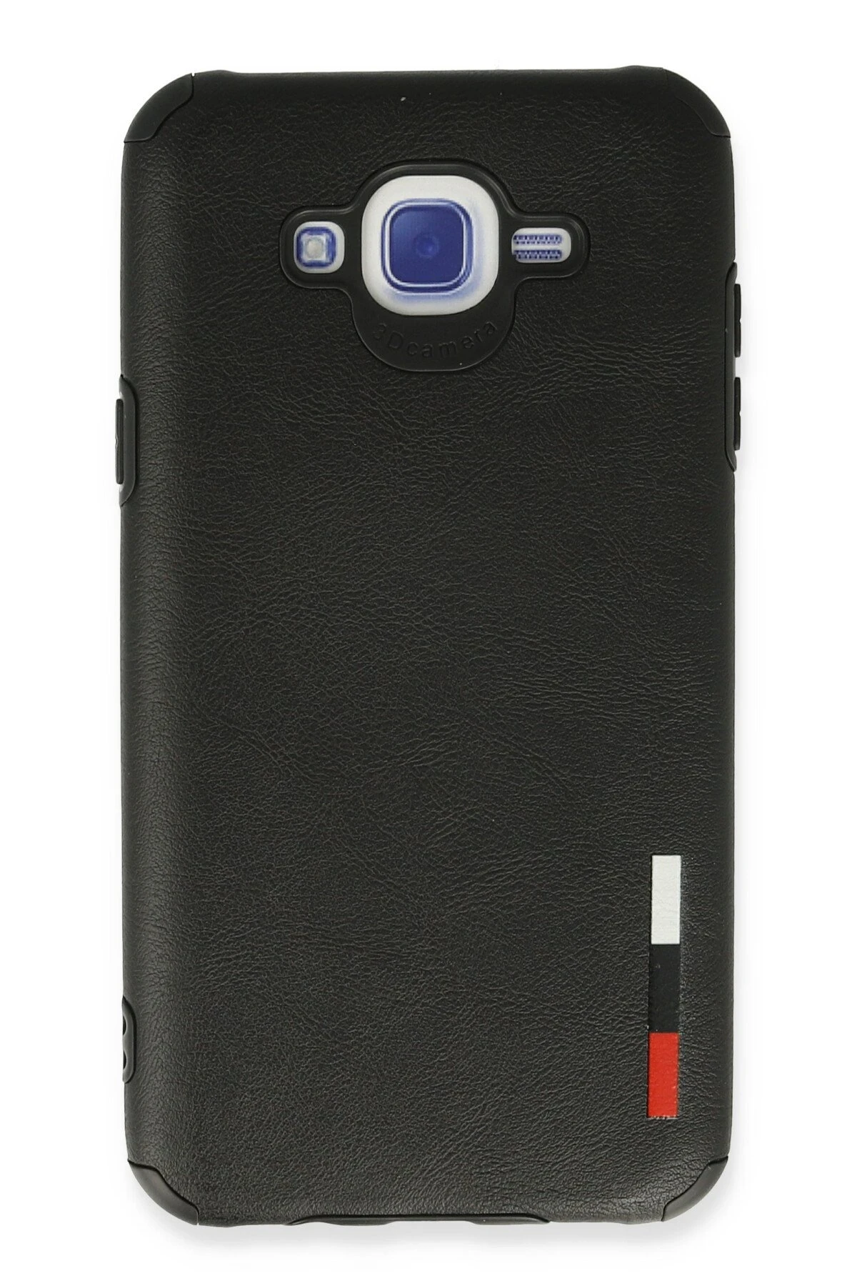 Newface Samsung Galaxy J7 Kılıf Loop Deri Silikon - Siyah