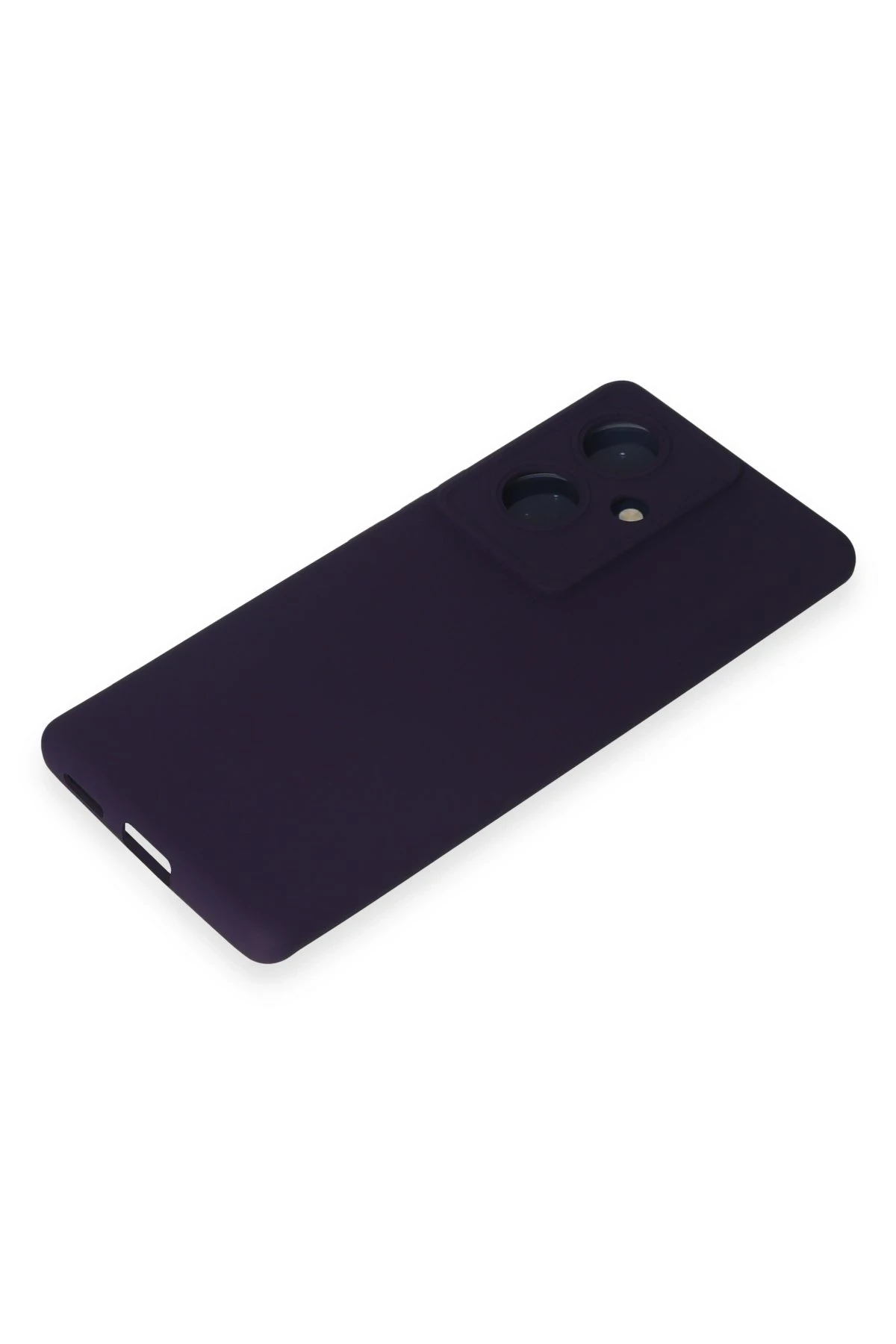 Newface Vivo V29 Lite Kılıf Nano içi Kadife Silikon - Mor