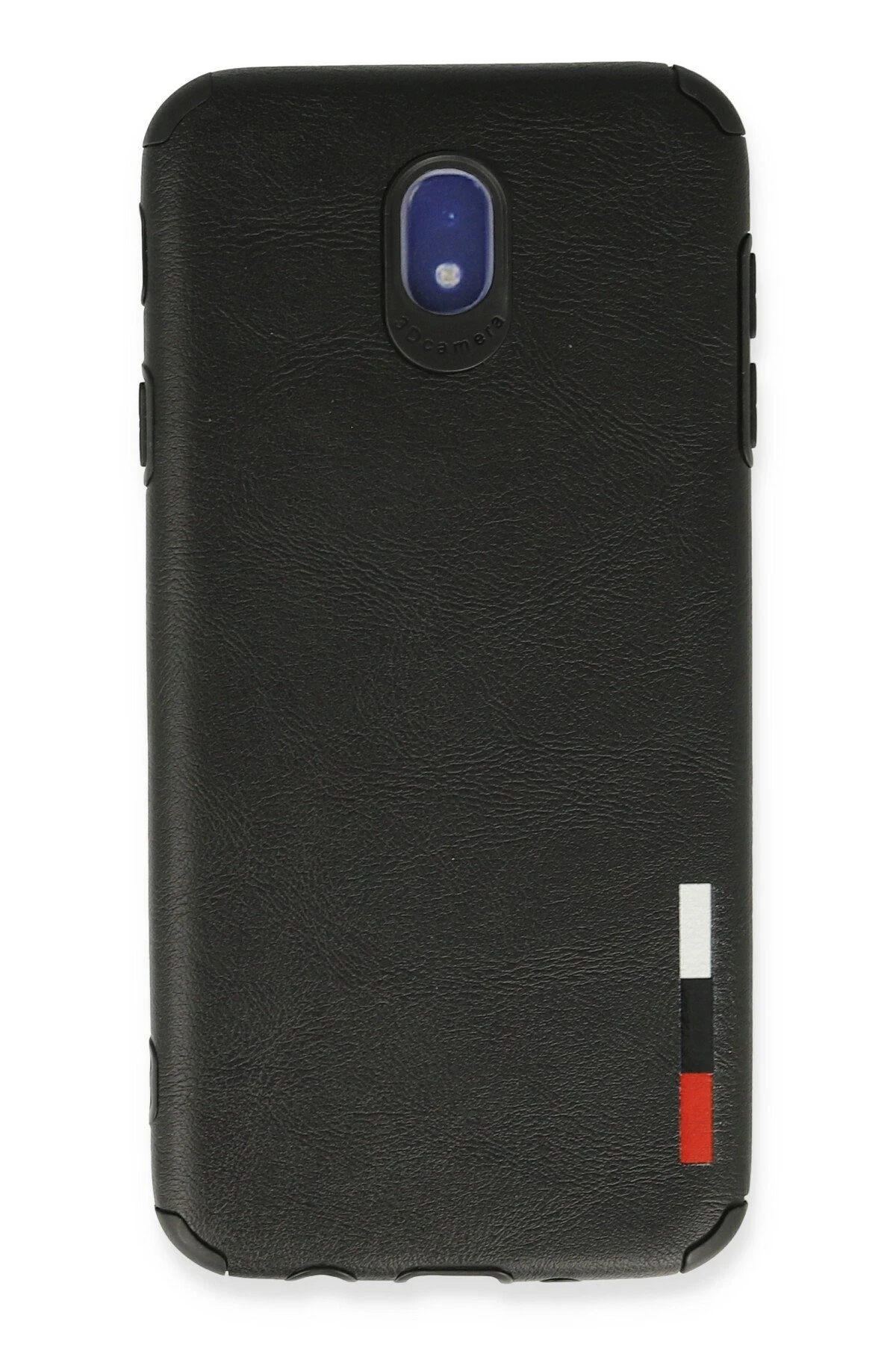 Newface Samsung Galaxy J7 Pro / J730 Kılıf Loop Deri Silikon - Siyah