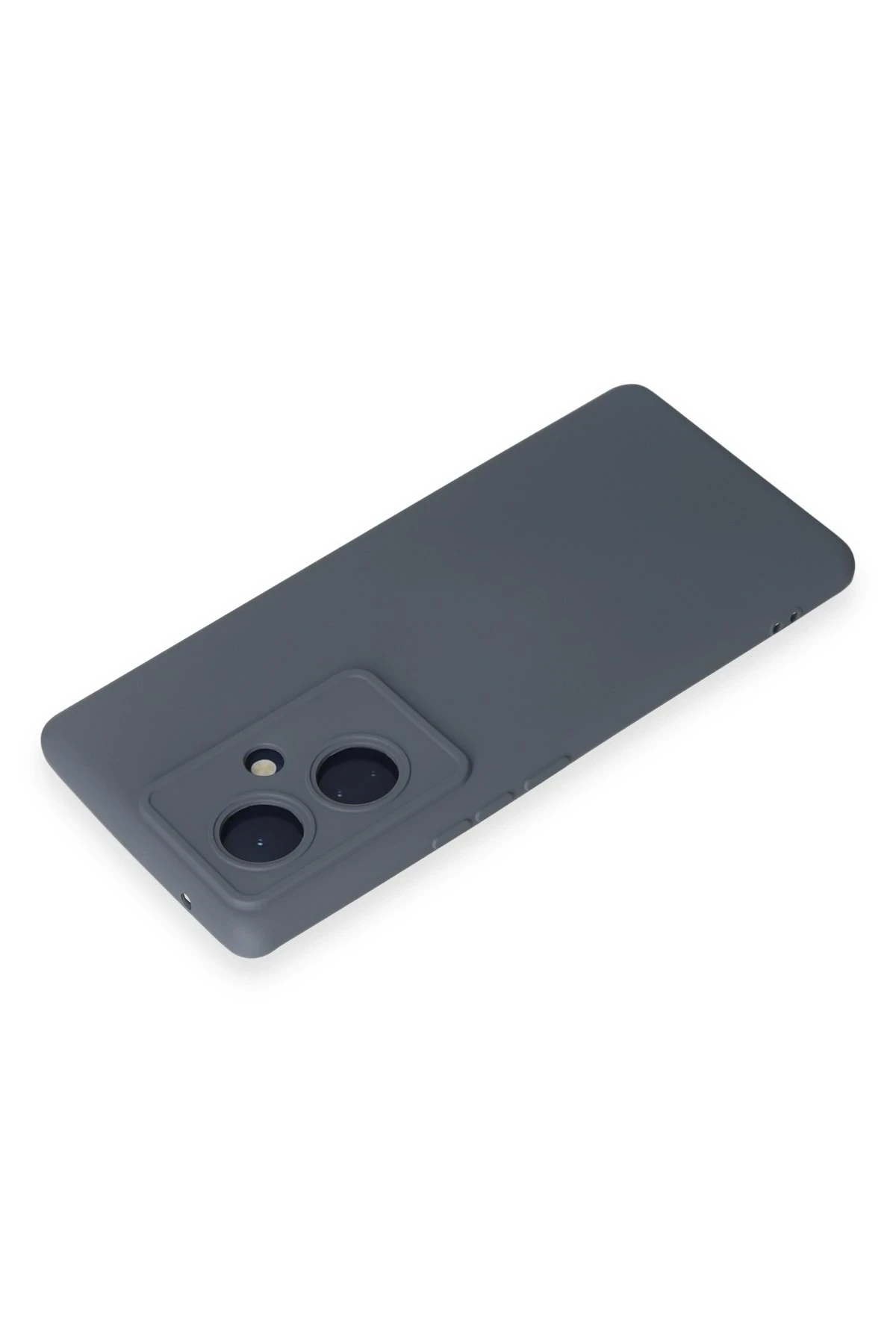 Newface Vivo V29 Lite Kılıf Nano içi Kadife Silikon - Gri