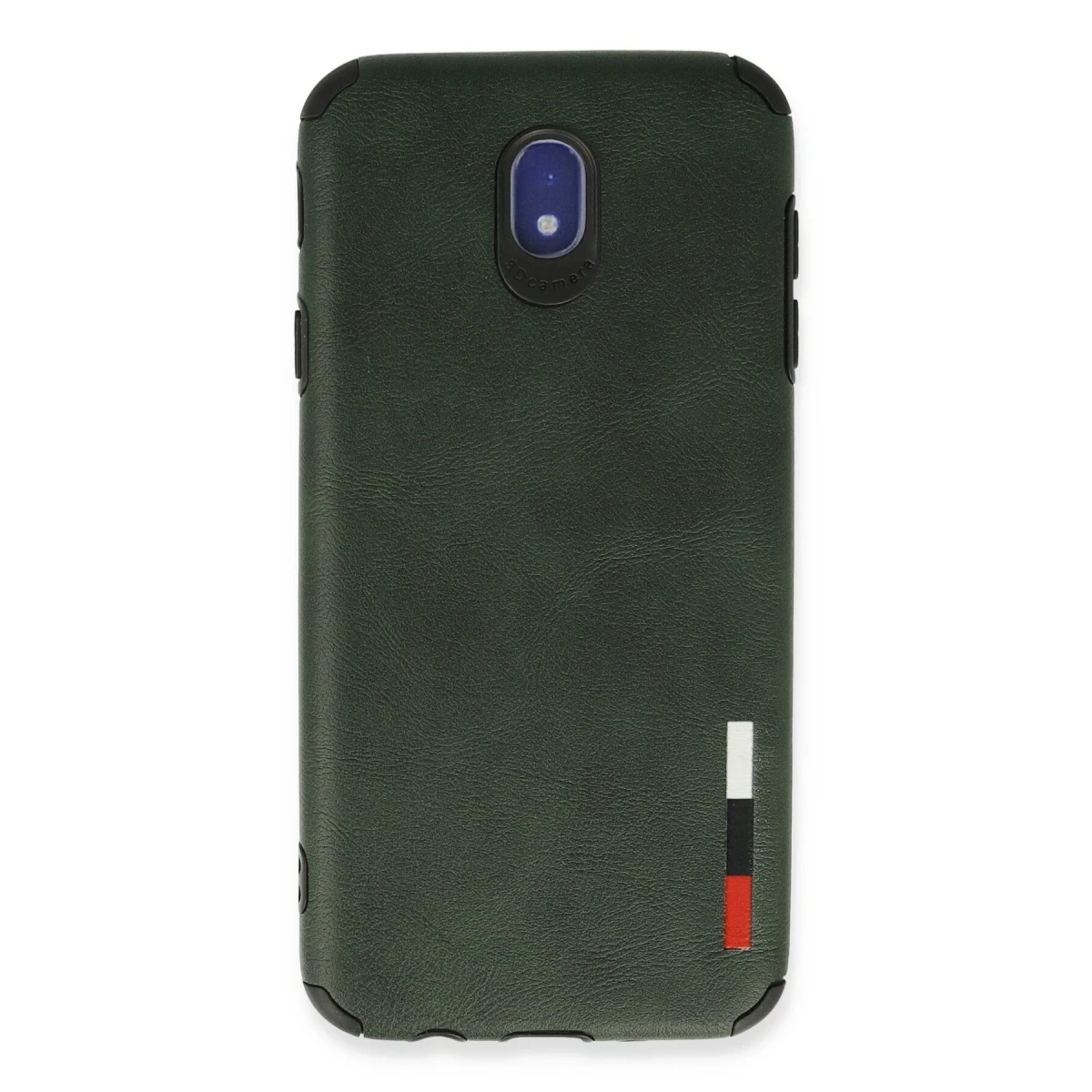 Newface Samsung Galaxy J7 Pro / J730 Kılıf Loop Deri Silikon - Yeşil