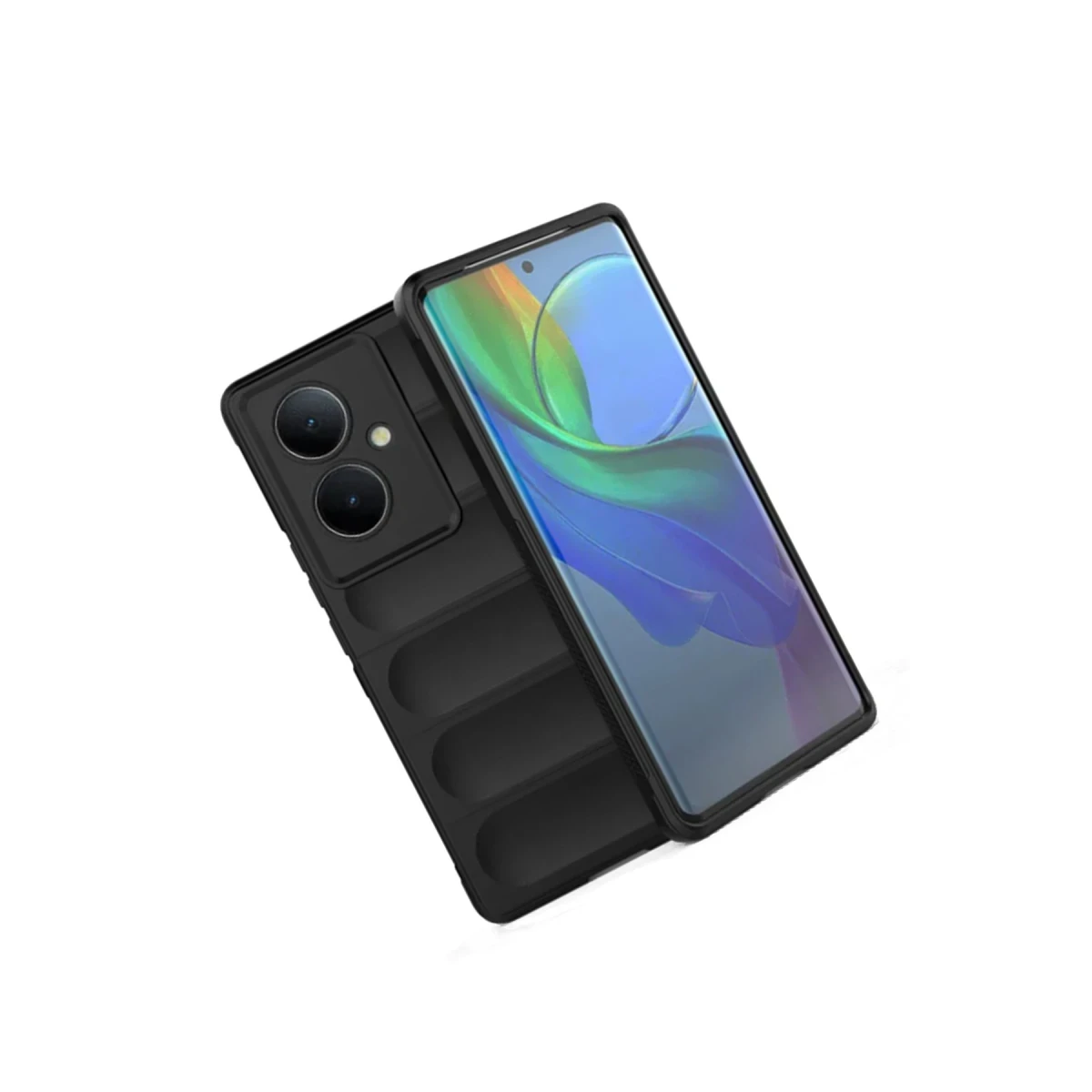 Newface Vivo V29 Lite Kılıf Optimum Silikon - Siyah — görsel 6
