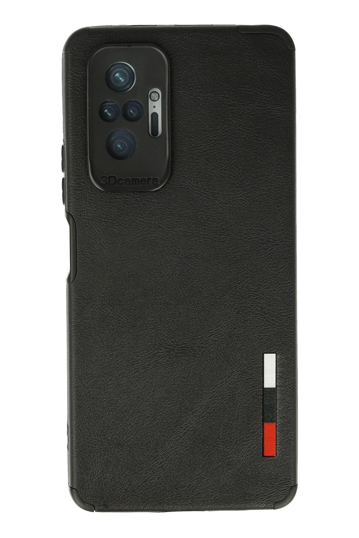 Newface Xiaomi Redmi Note 10 Pro Kılıf Loop Deri Silikon - Siyah
