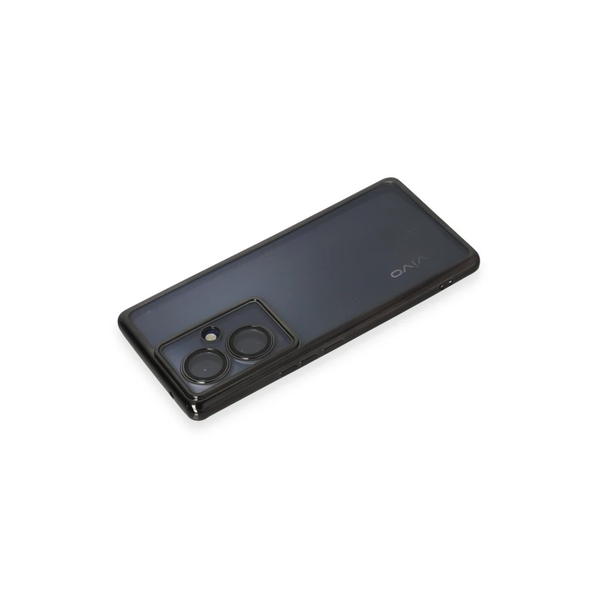 Newface Vivo V29 Lite Kılıf Razer Lensli Silikon - Siyah — görsel 7