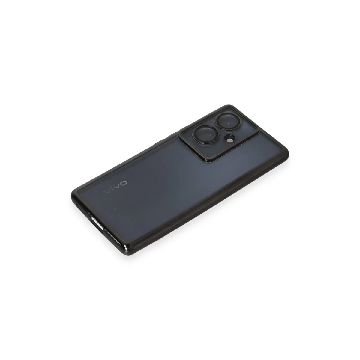 Newface Vivo V29 Lite Kılıf Razer Lensli Silikon - Siyah — görsel 8