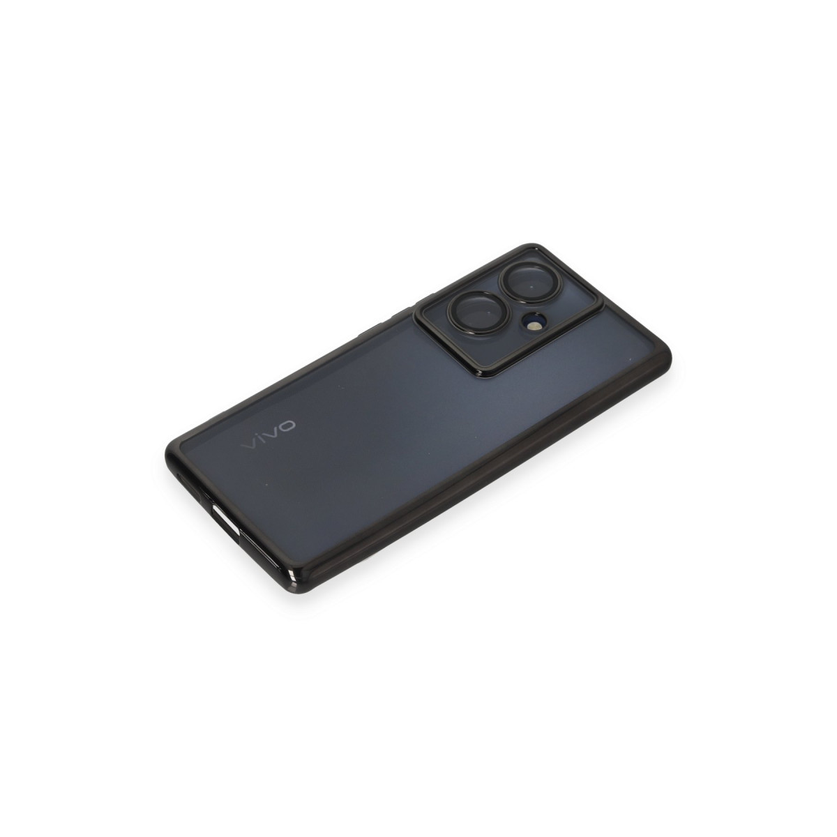 Newface Vivo V29 Lite Kılıf Razer Lensli Silikon - Siyah — görsel 12
