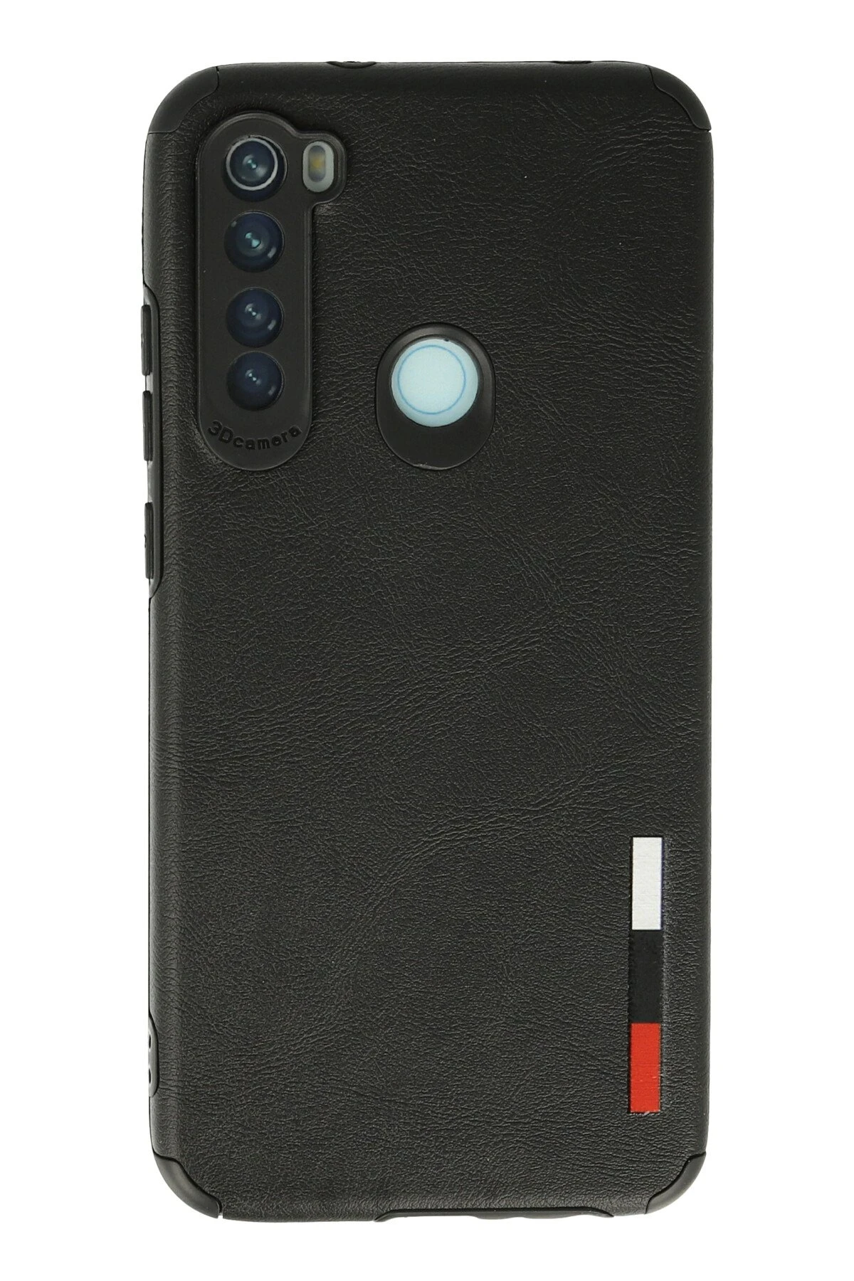 Newface Xiaomi Redmi Note 8 Kılıf Loop Deri Silikon - Siyah