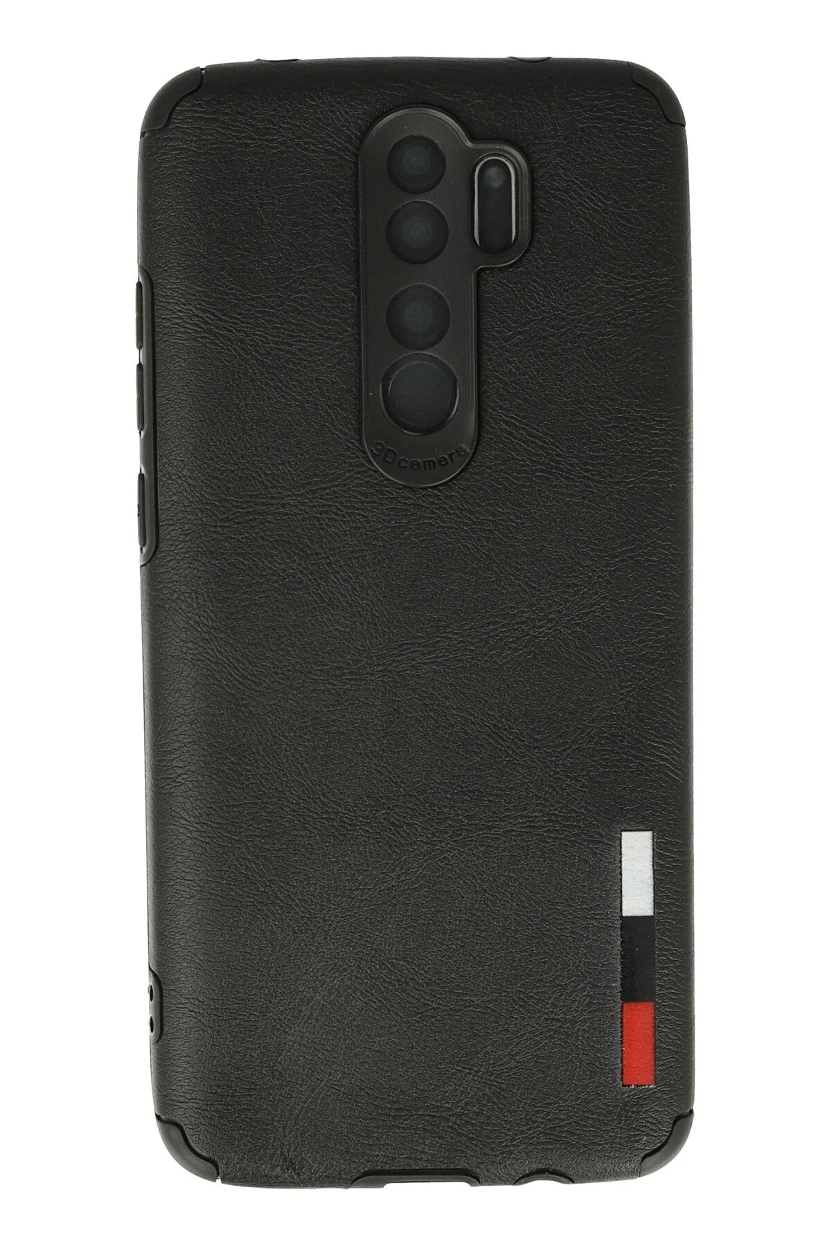 Newface Xiaomi Redmi Note 8 Pro Kılıf Loop Deri Silikon - Siyah