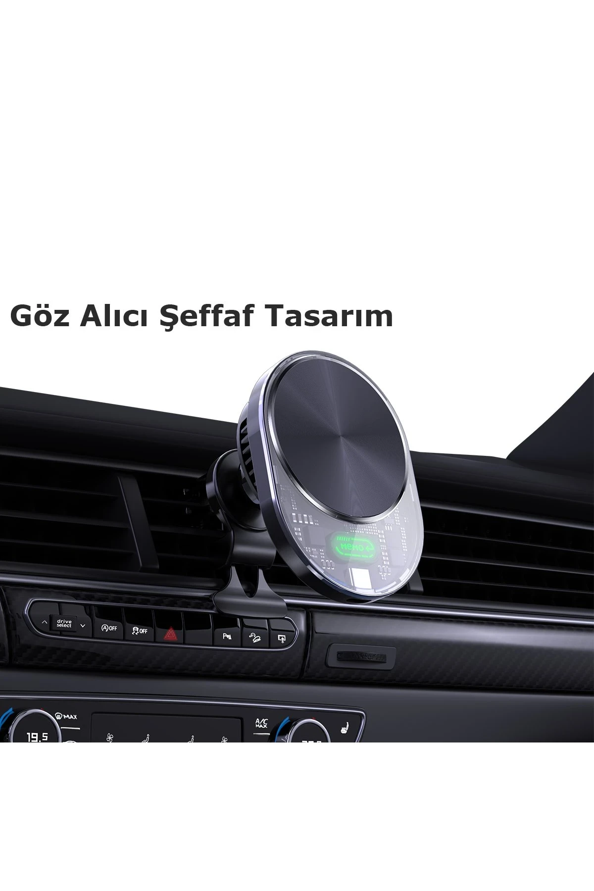 Newface Memo GW01 Magsafe Araç Tutucu — görsel 3