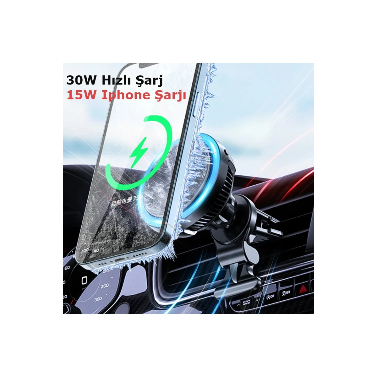 Newface Memo GW02 Magsafe Araç Tutucu — görsel 10