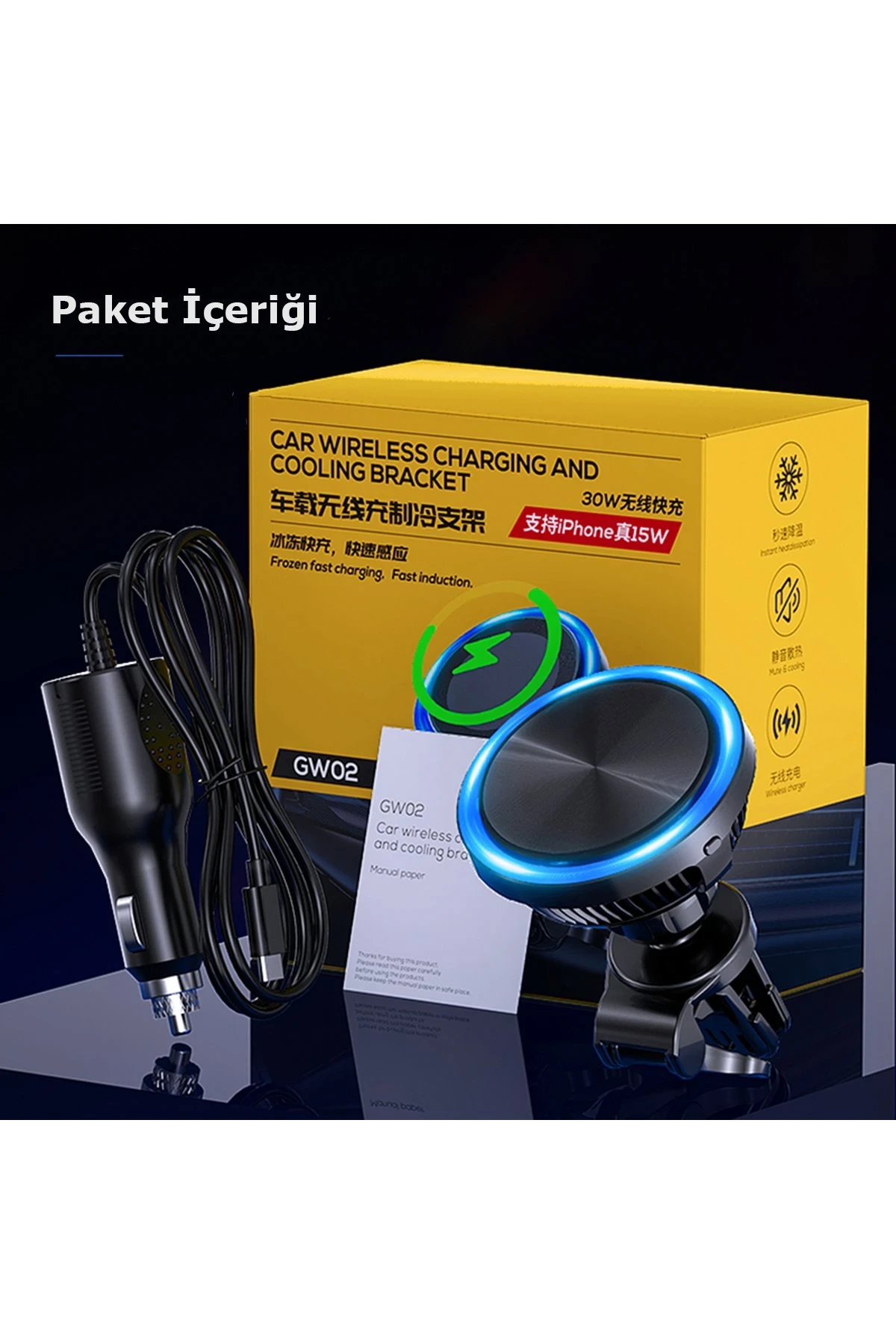 Newface Memo GW02 Magsafe Araç Tutucu — görsel 6