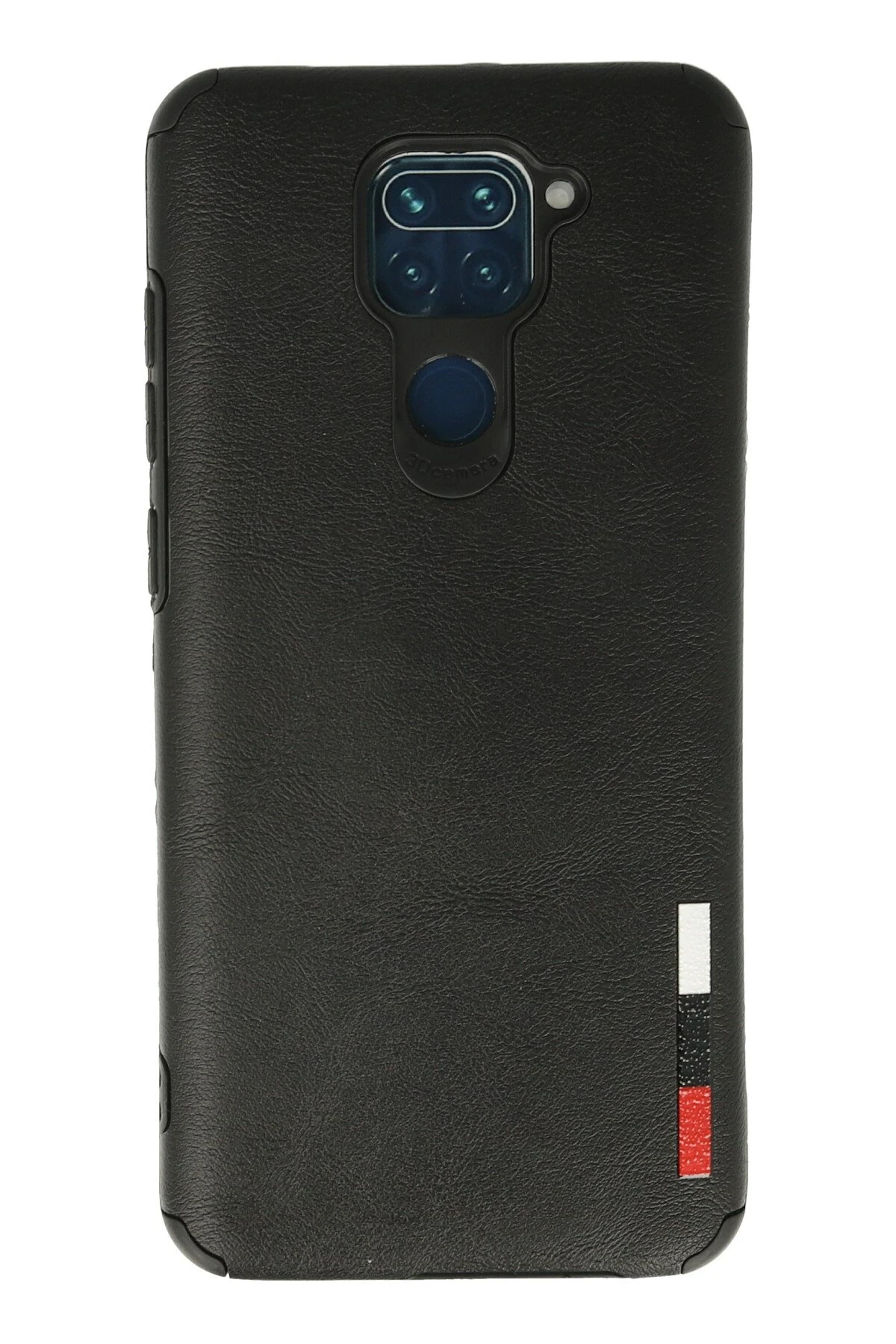 Newface Xiaomi Redmi Note 9 Kılıf Loop Deri Silikon - Siyah