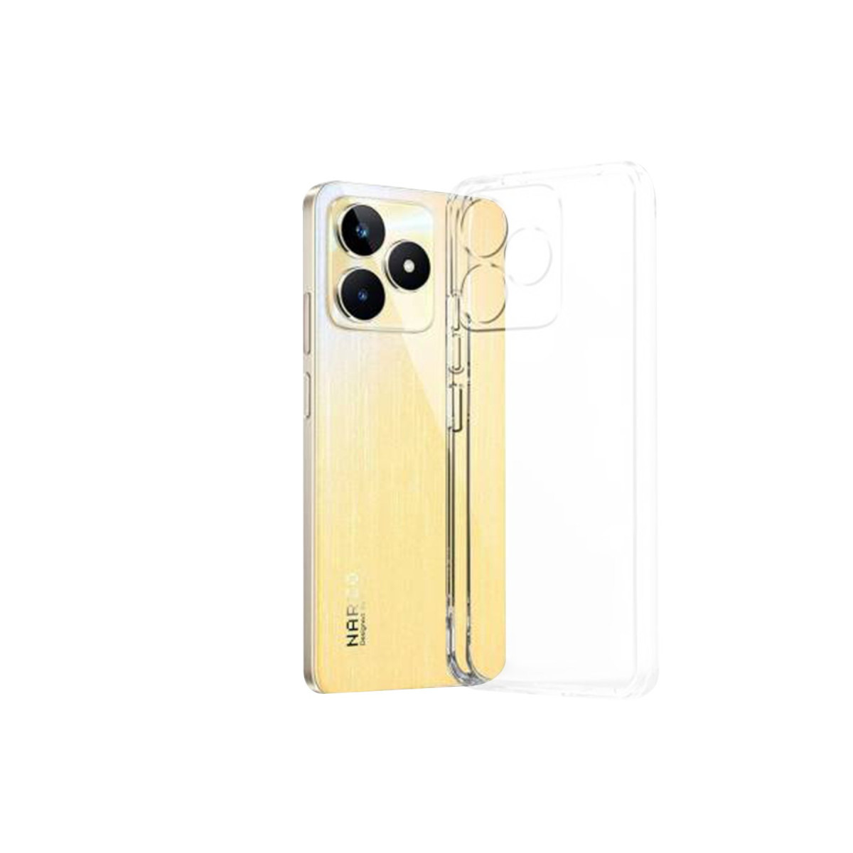 Newface Realme C53 Kılıf Lüx Şeffaf Silikon — görsel 9