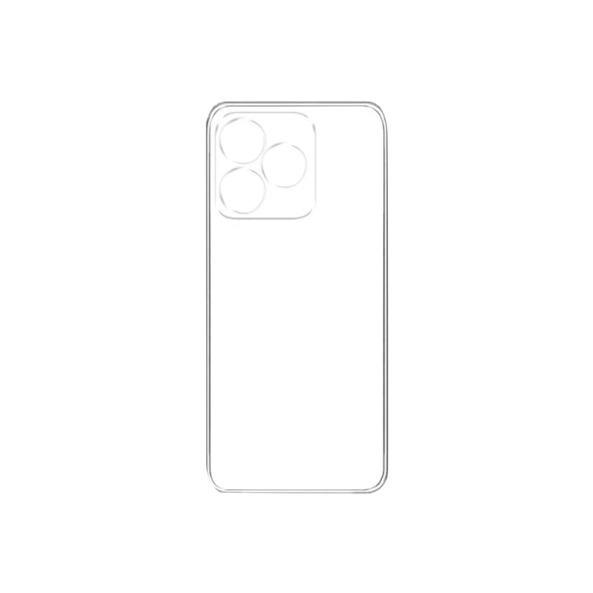 Newface Realme C53 Kılıf Lüx Şeffaf Silikon — görsel 7