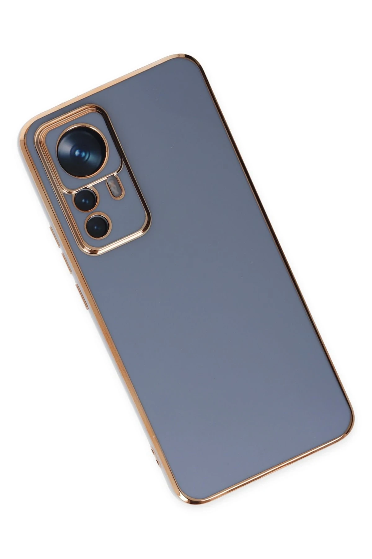 Newface Xiaomi Mi 12T Pro Kılıf Volet Silikon - Mavi