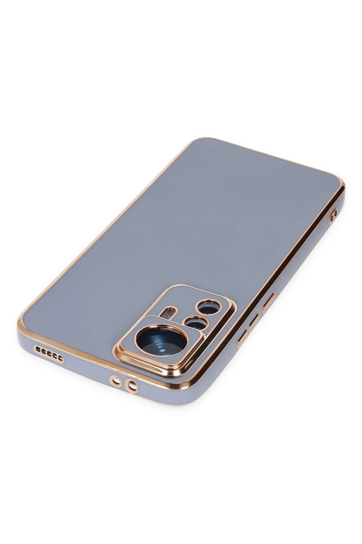 Newface Xiaomi Mi 12T Pro Kılıf Volet Silikon - Mavi