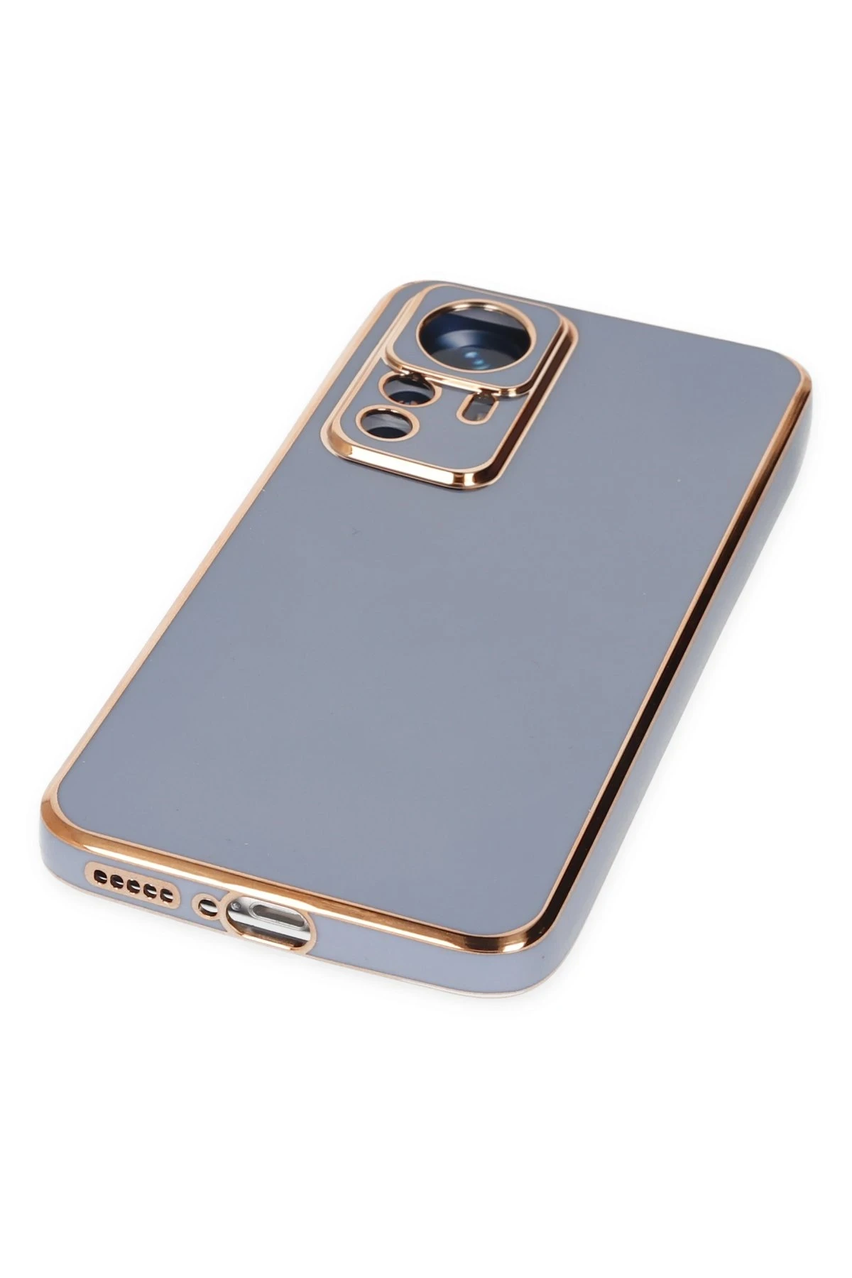 Newface Xiaomi Mi 12T Pro Kılıf Volet Silikon - Mavi