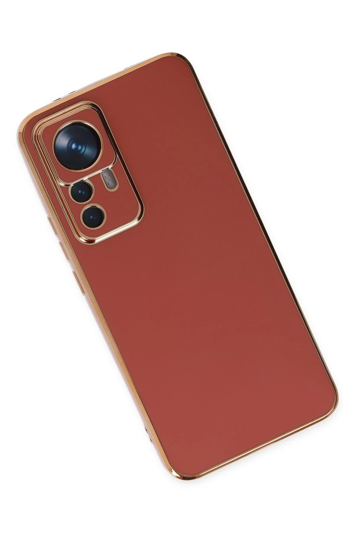 Newface Xiaomi Mi 12T Pro Kılıf Volet Silikon - Kırmızı