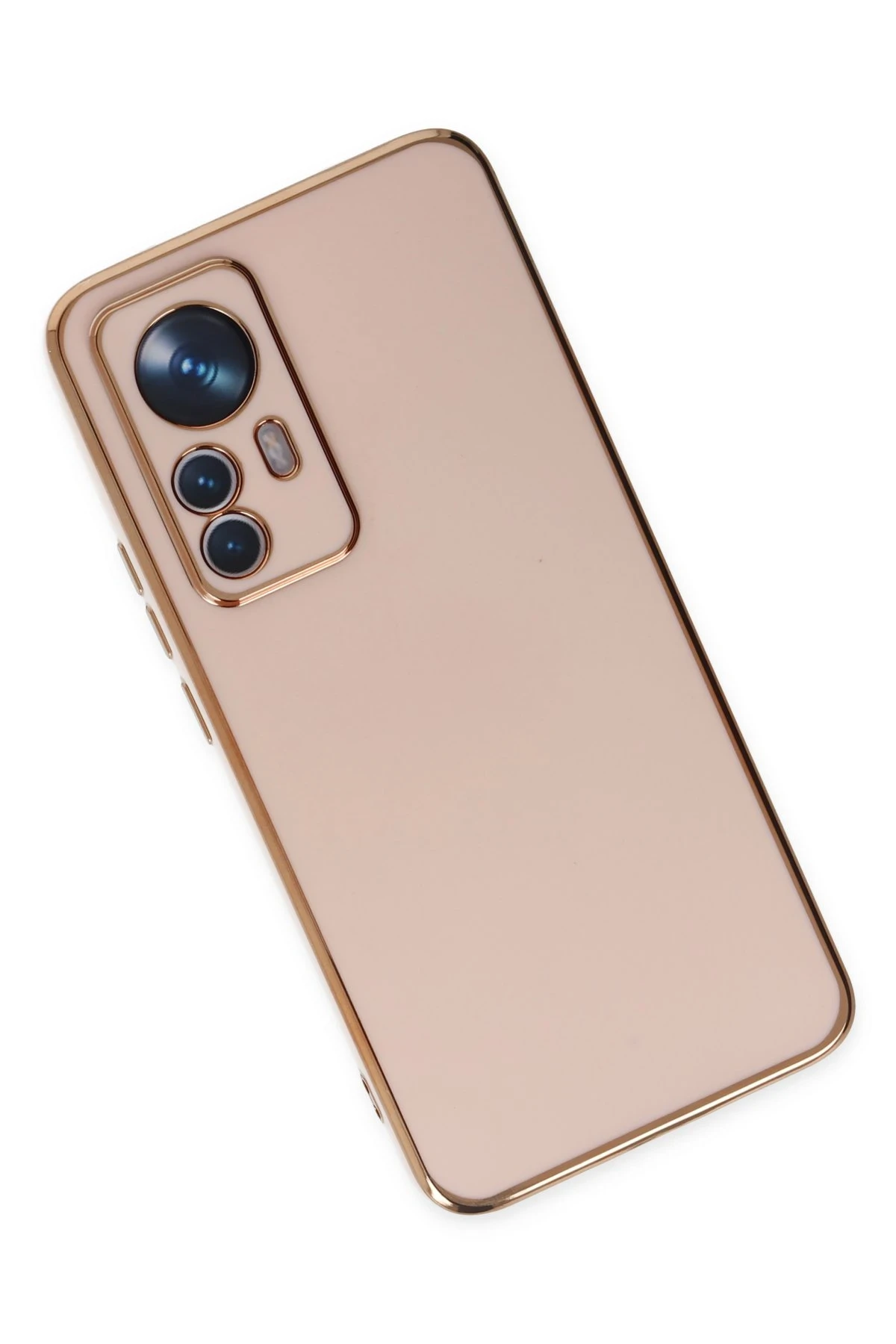 Newface Xiaomi Mi 12T Pro Kılıf Volet Silikon - Pembe