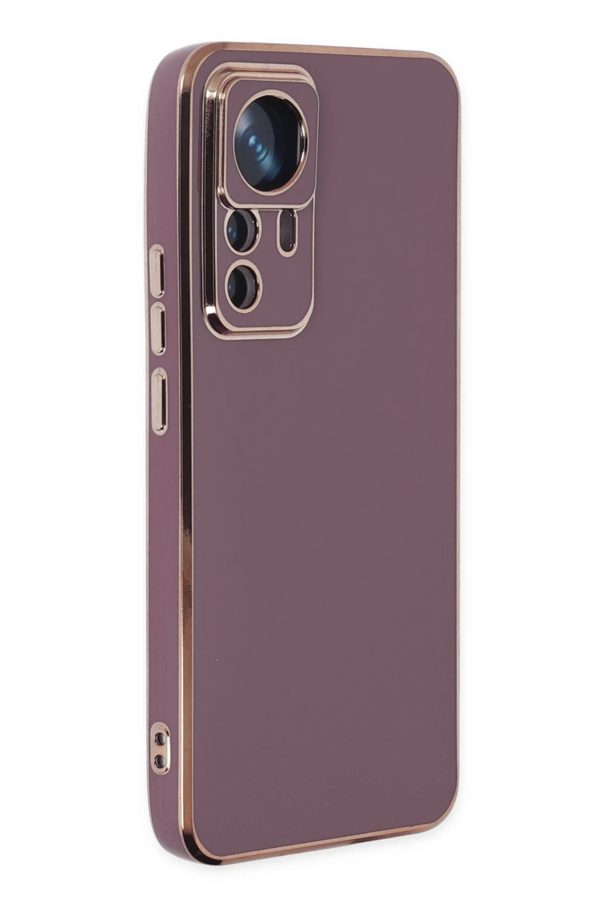 Newface Xiaomi Mi 12T Pro Kılıf Volet Silikon - Mor