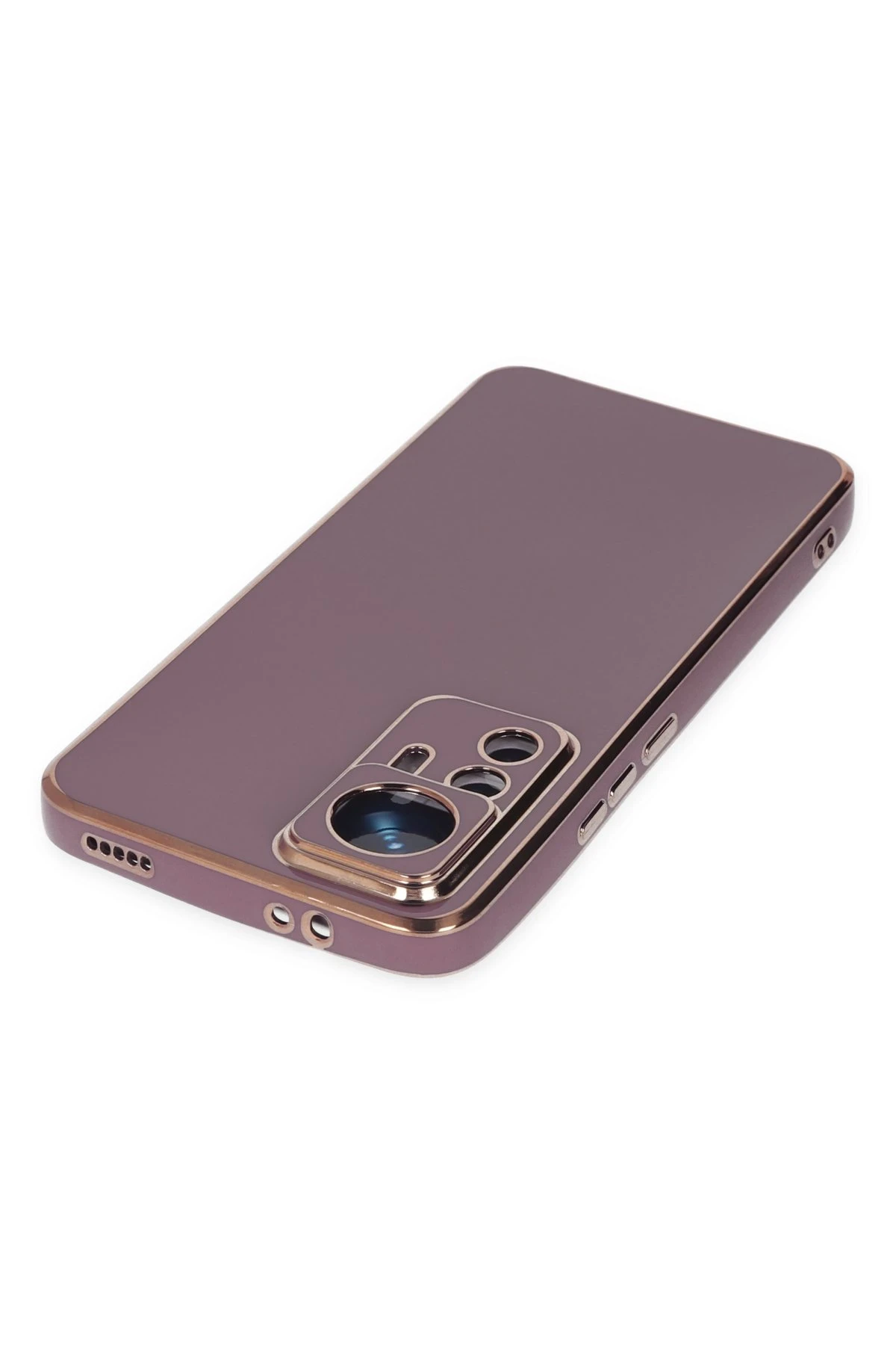 Newface Xiaomi Mi 12T Pro Kılıf Volet Silikon - Mor