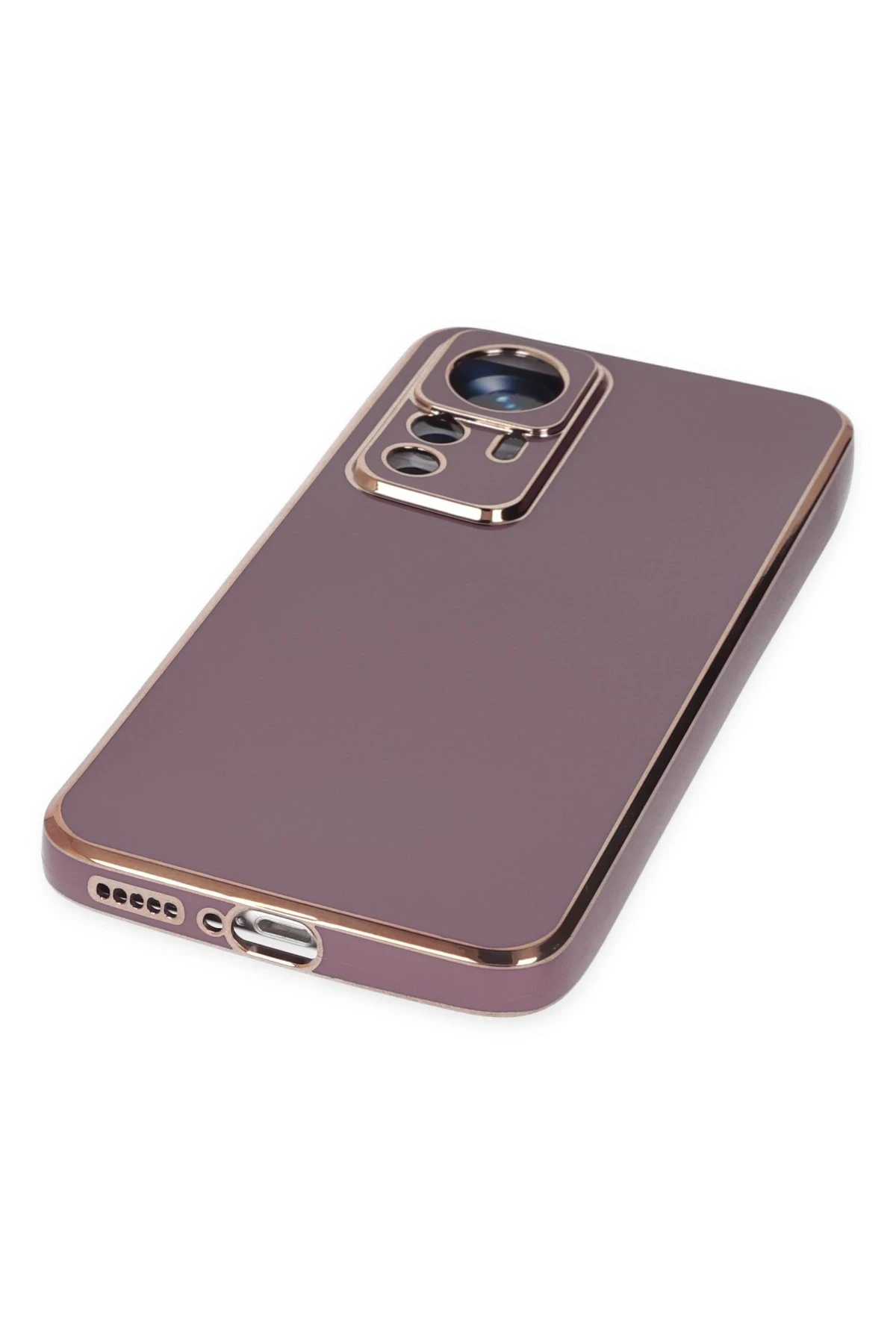 Newface Xiaomi Mi 12T Pro Kılıf Volet Silikon - Mor