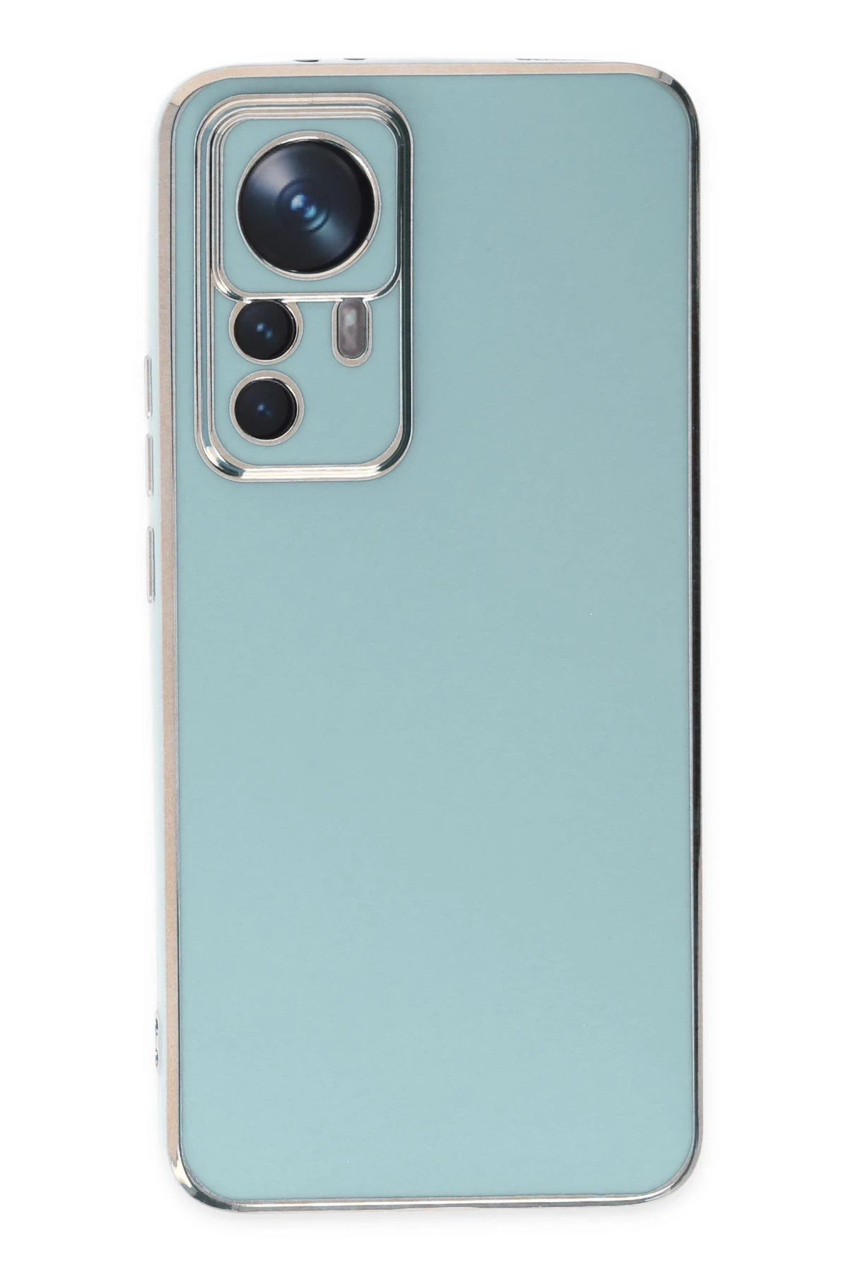 Newface Xiaomi Mi 12T Pro Kılıf Volet Silikon - Açık Yeşil