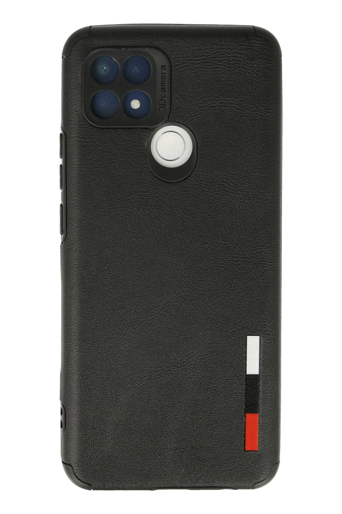 Newface Oppo A15 Kılıf Loop Deri Silikon - Siyah